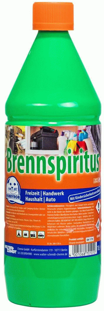 Brennspiritus, 1 Liter