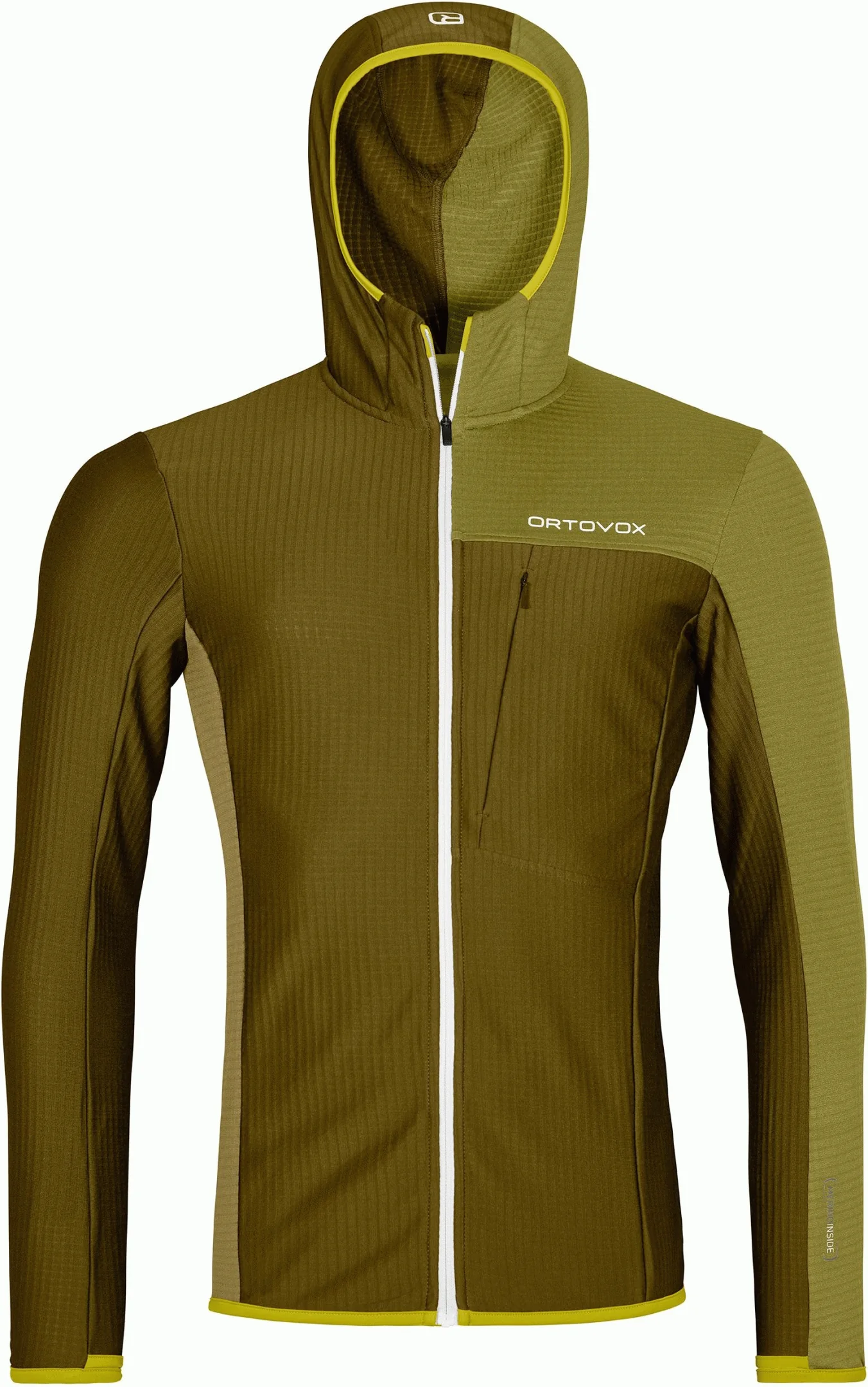FLEECE LIGHT GRID HOODED JKT M - Image 6