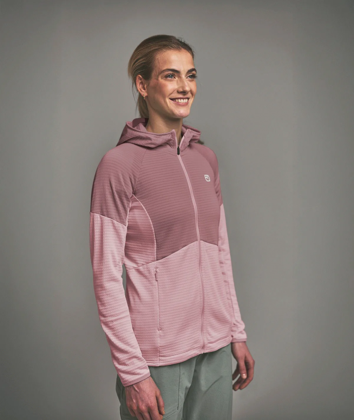 FLEECE LIGHT GRID HOODY W - Image 7