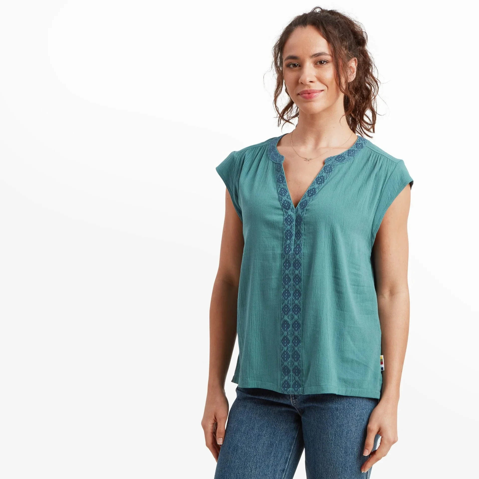 HARA CAP SLEEVE TOP - Image 3