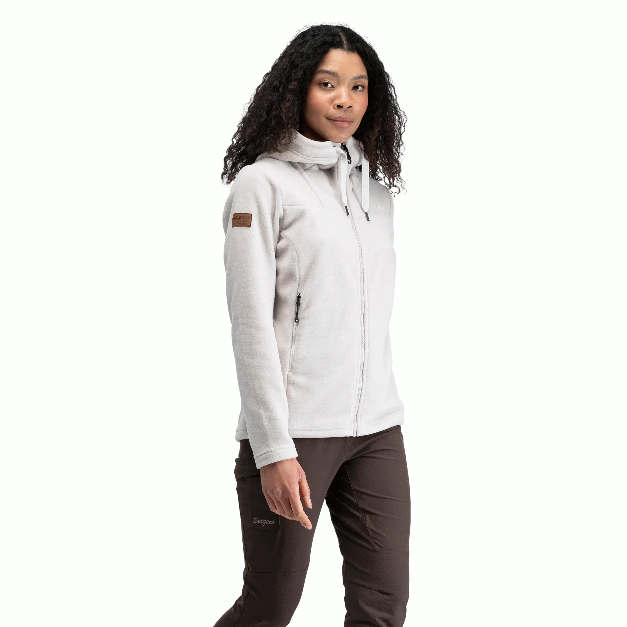 Hareid Fleece Hood Jacket Women - Image 2