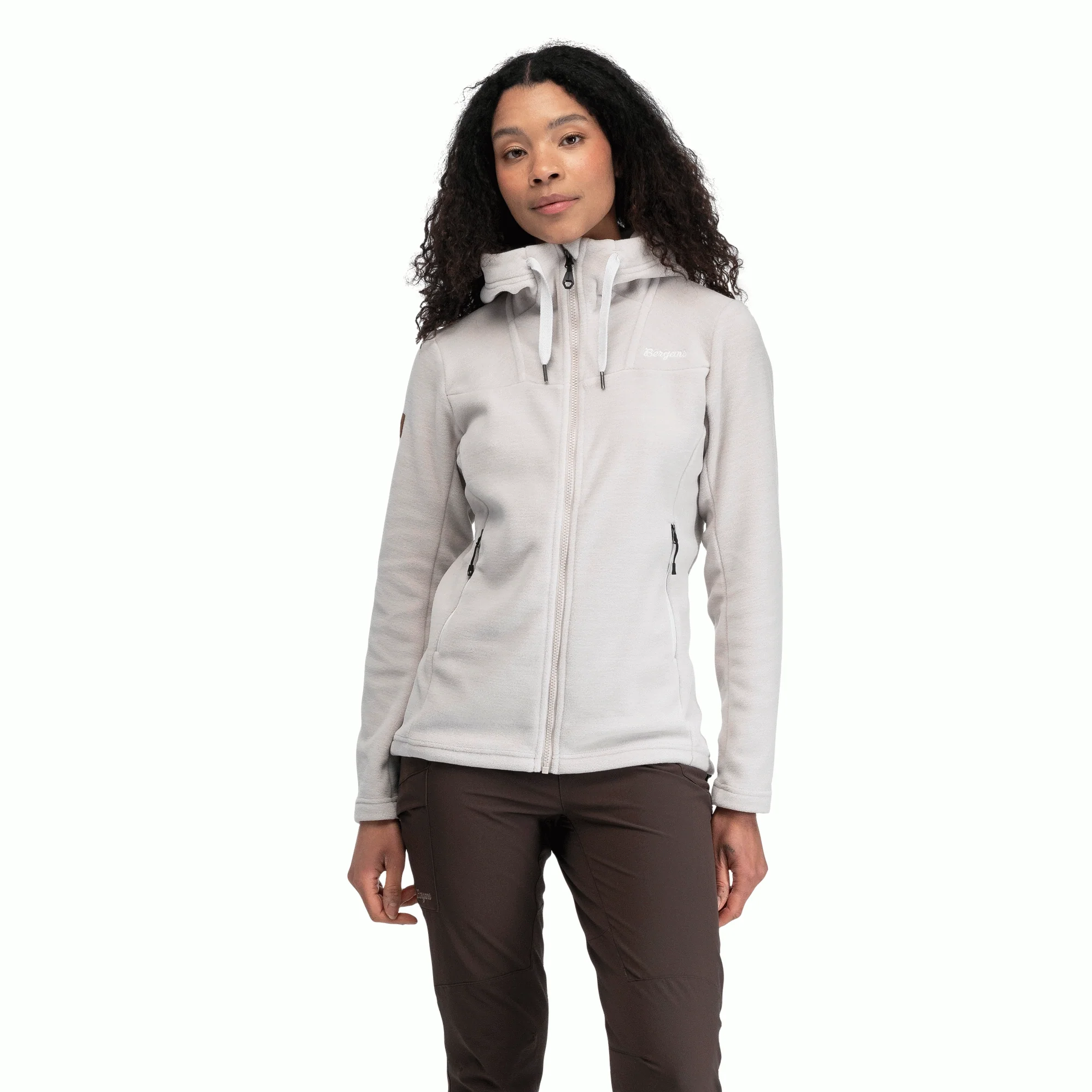 Hareid Fleece Hood Jacket Women - Image 3