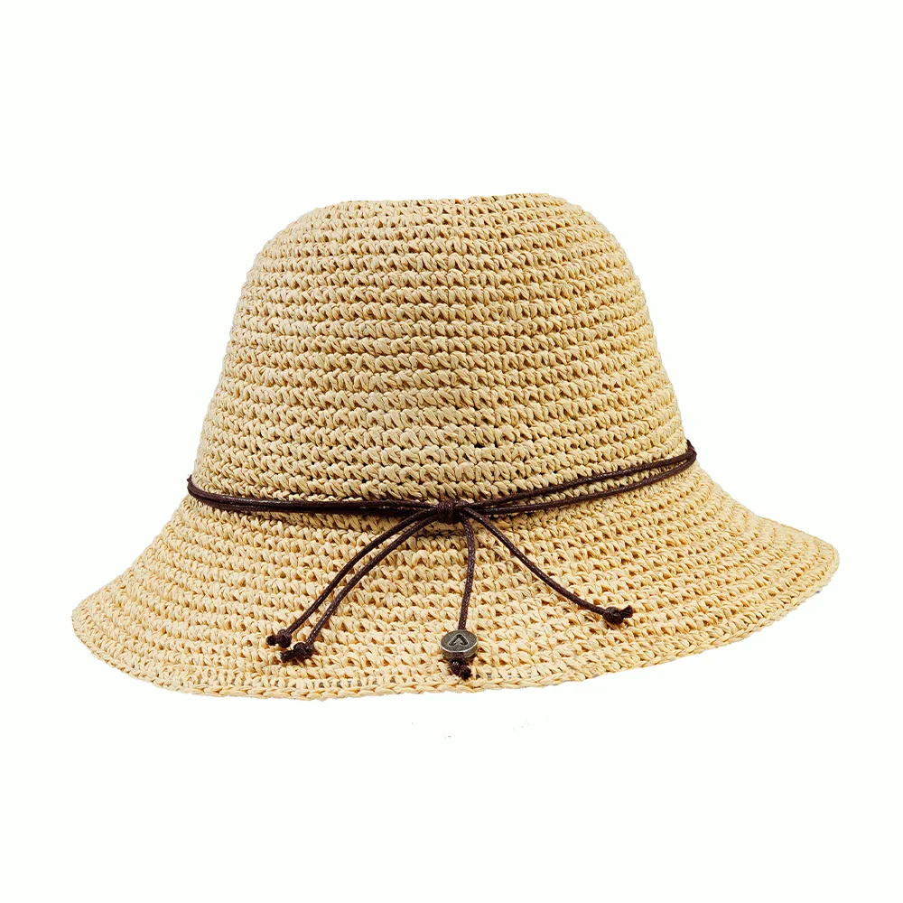 Lilen Bucket Straw Hat