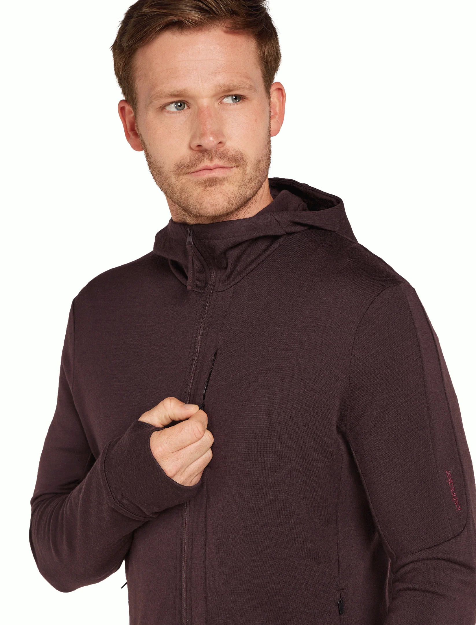 Men Merino 260 Quantum LS Zip Hoodie - Image 2