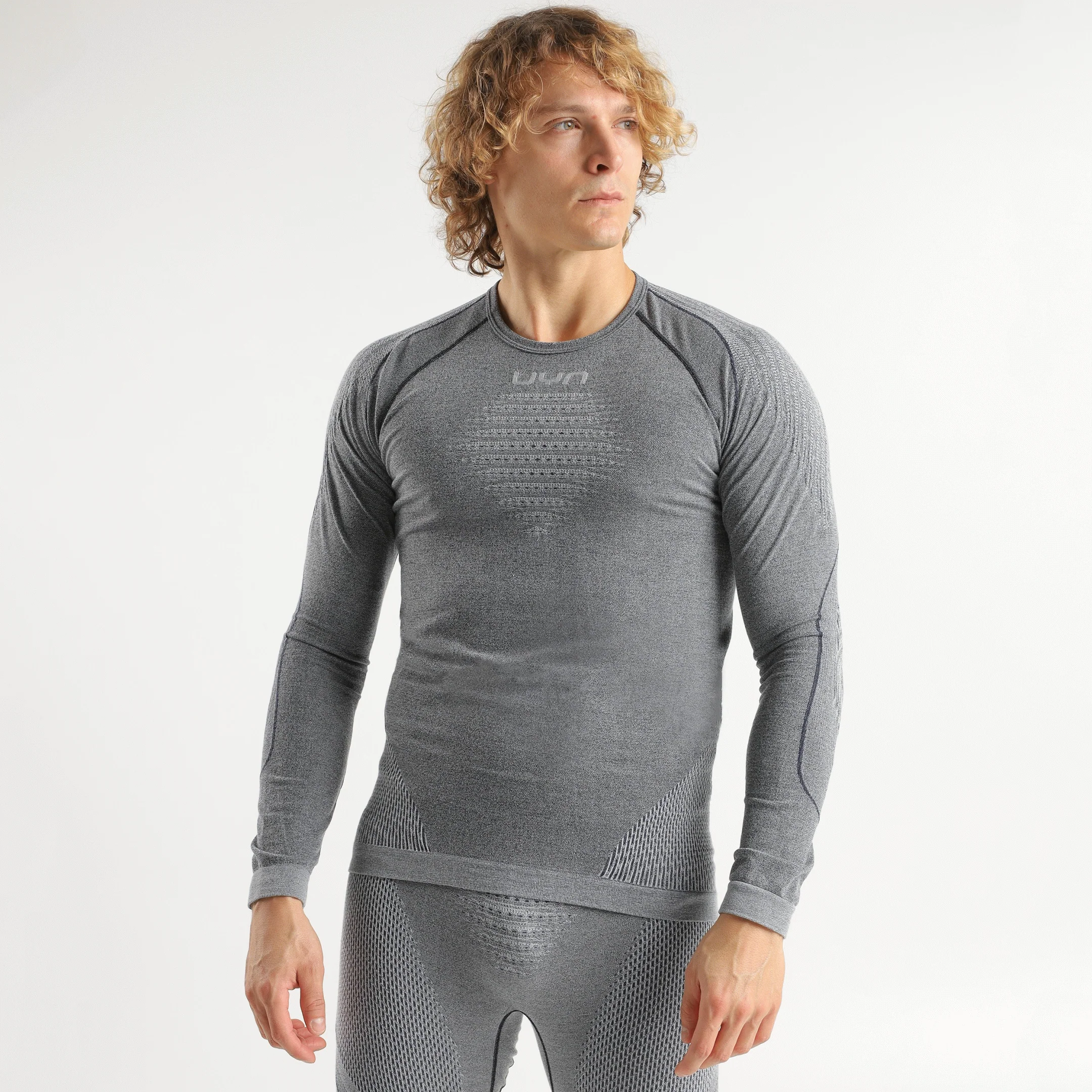 MAN EVOLUTYON BIOTECH MELANGE UW SHIRT LONG_SL - Image 3