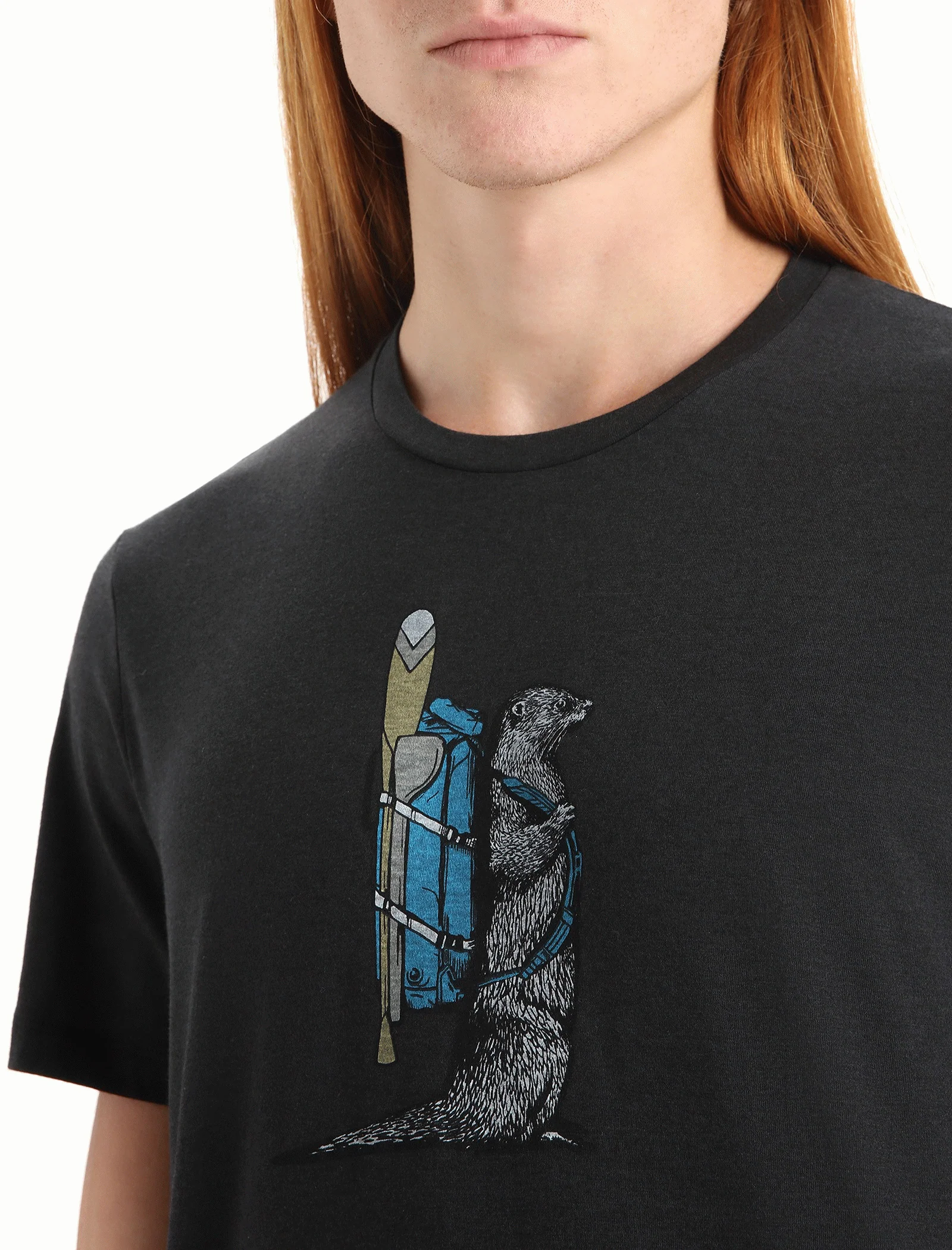 Men Central Classic SS Tee Otter Paddle - Image 12