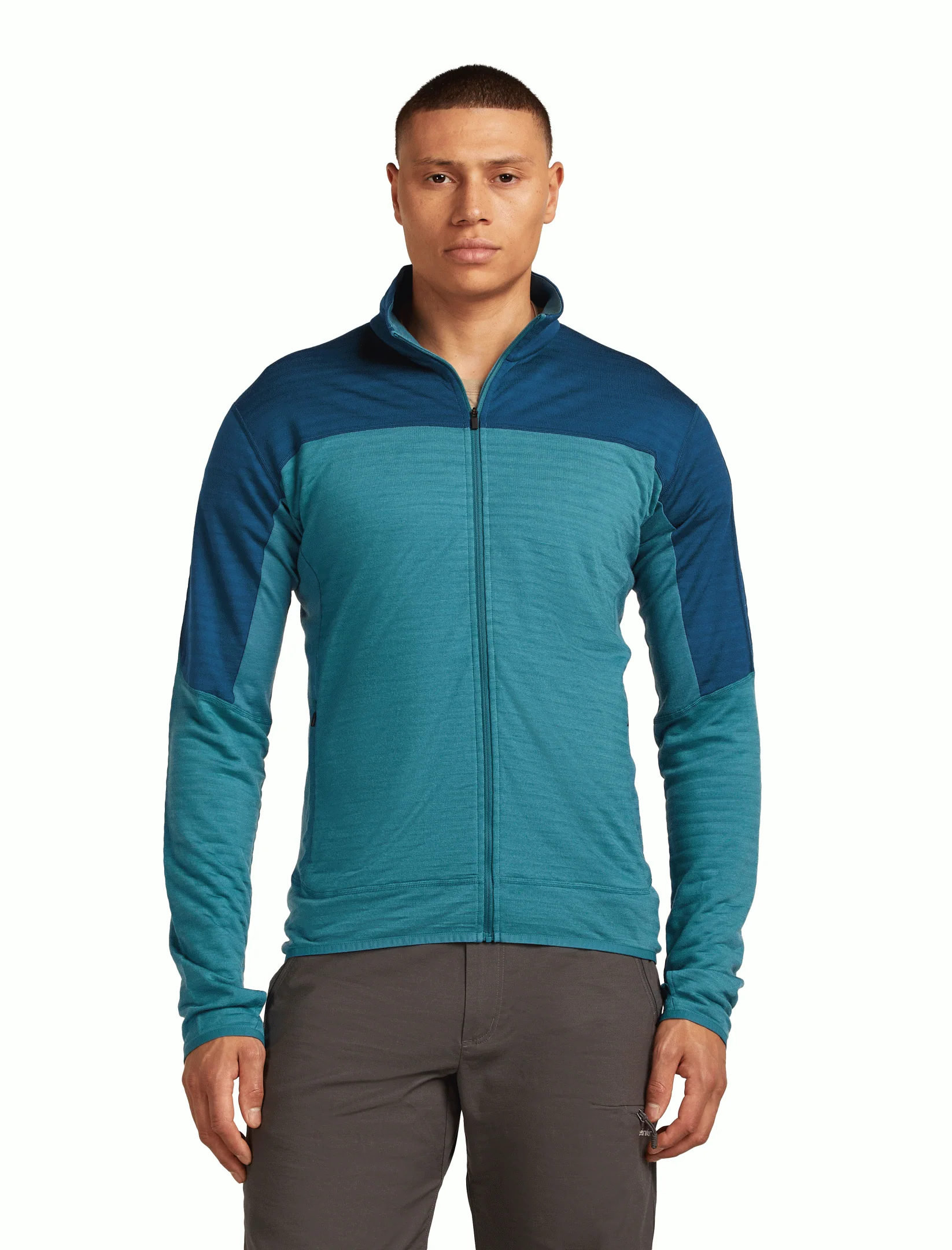 Men Merino Blend 300 RealFleece™ Descender LS Zip - Image 11