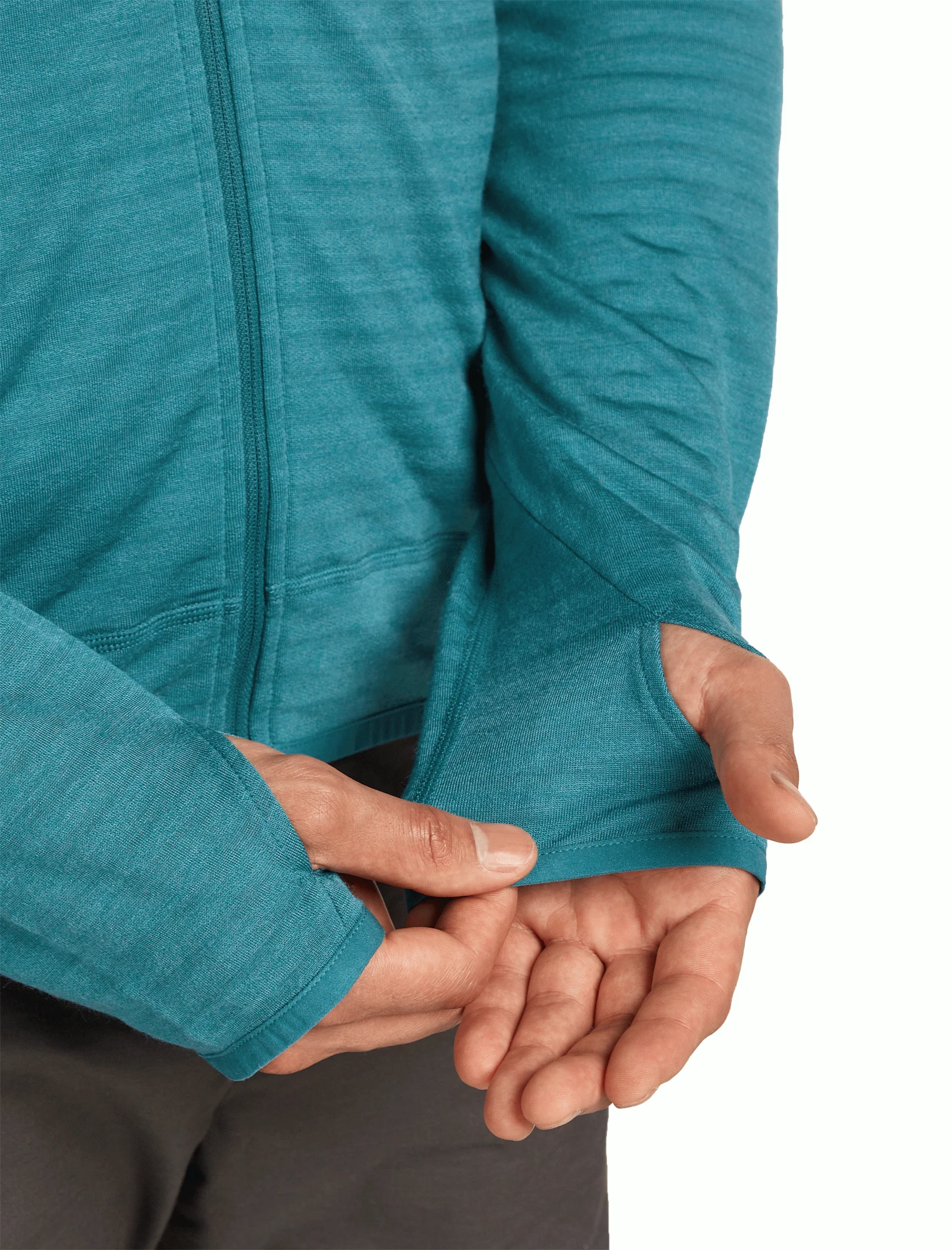 Men Merino Blend 300 RealFleece™ Descender LS Zip - Image 3