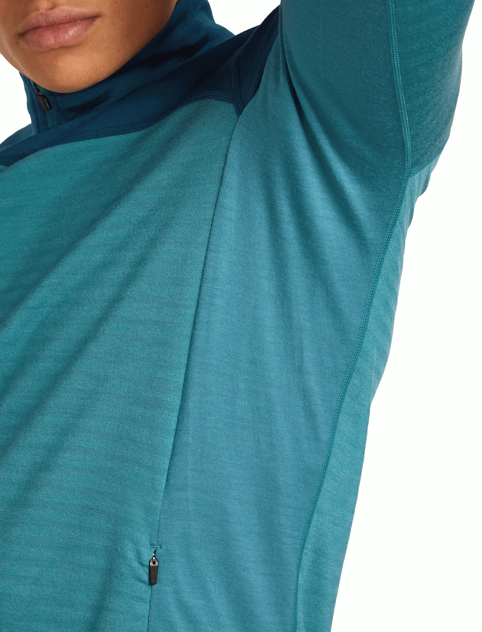 Men Merino Blend 300 RealFleece™ Descender LS Zip - Image 4