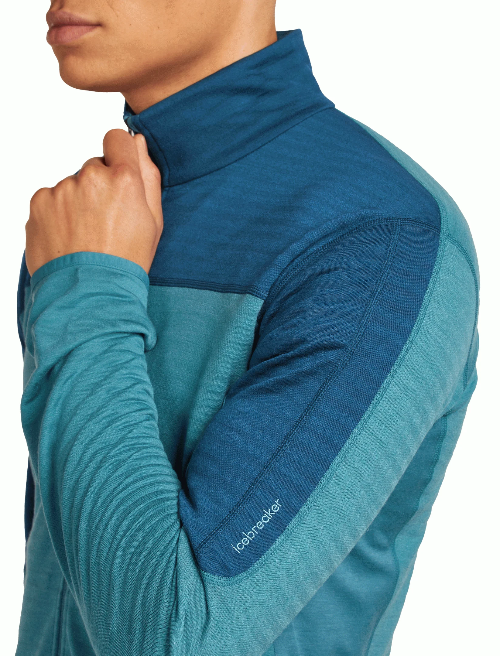 Men Merino Blend 300 RealFleece™ Descender LS Zip - Image 7