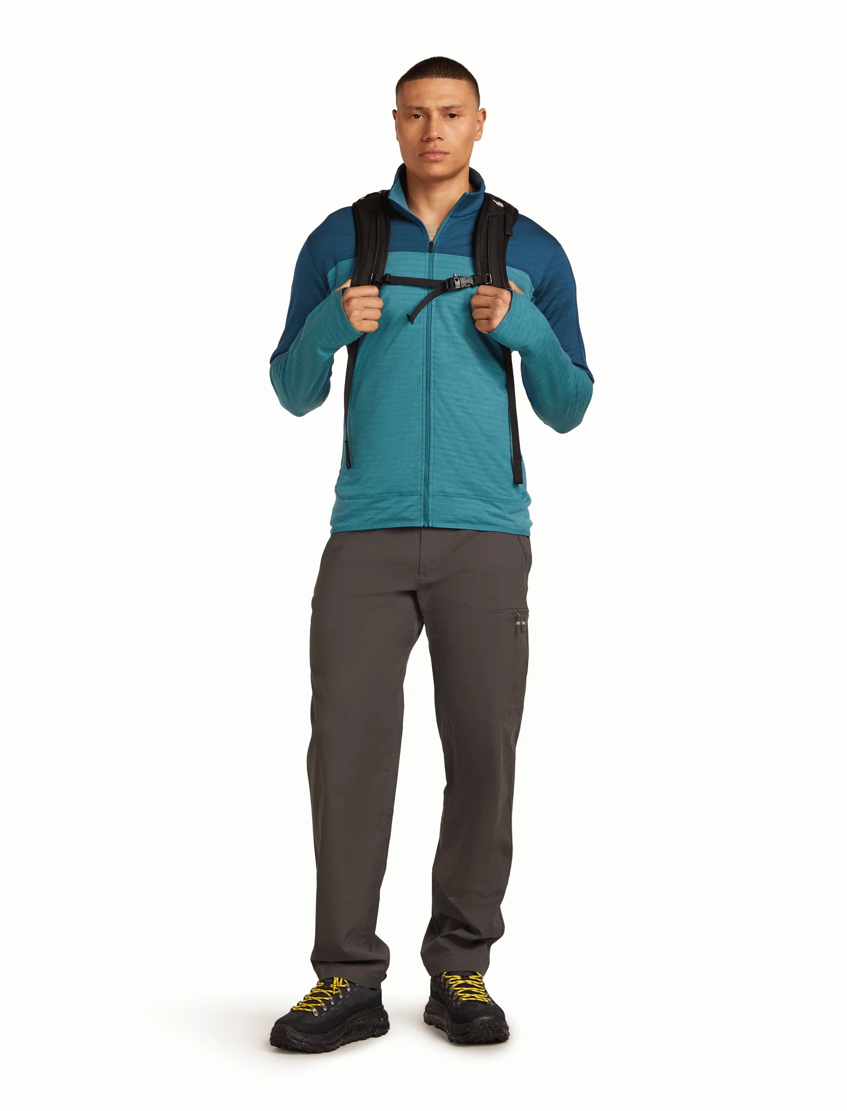 Men Merino Blend 300 RealFleece™ Descender LS Zip - Image 8