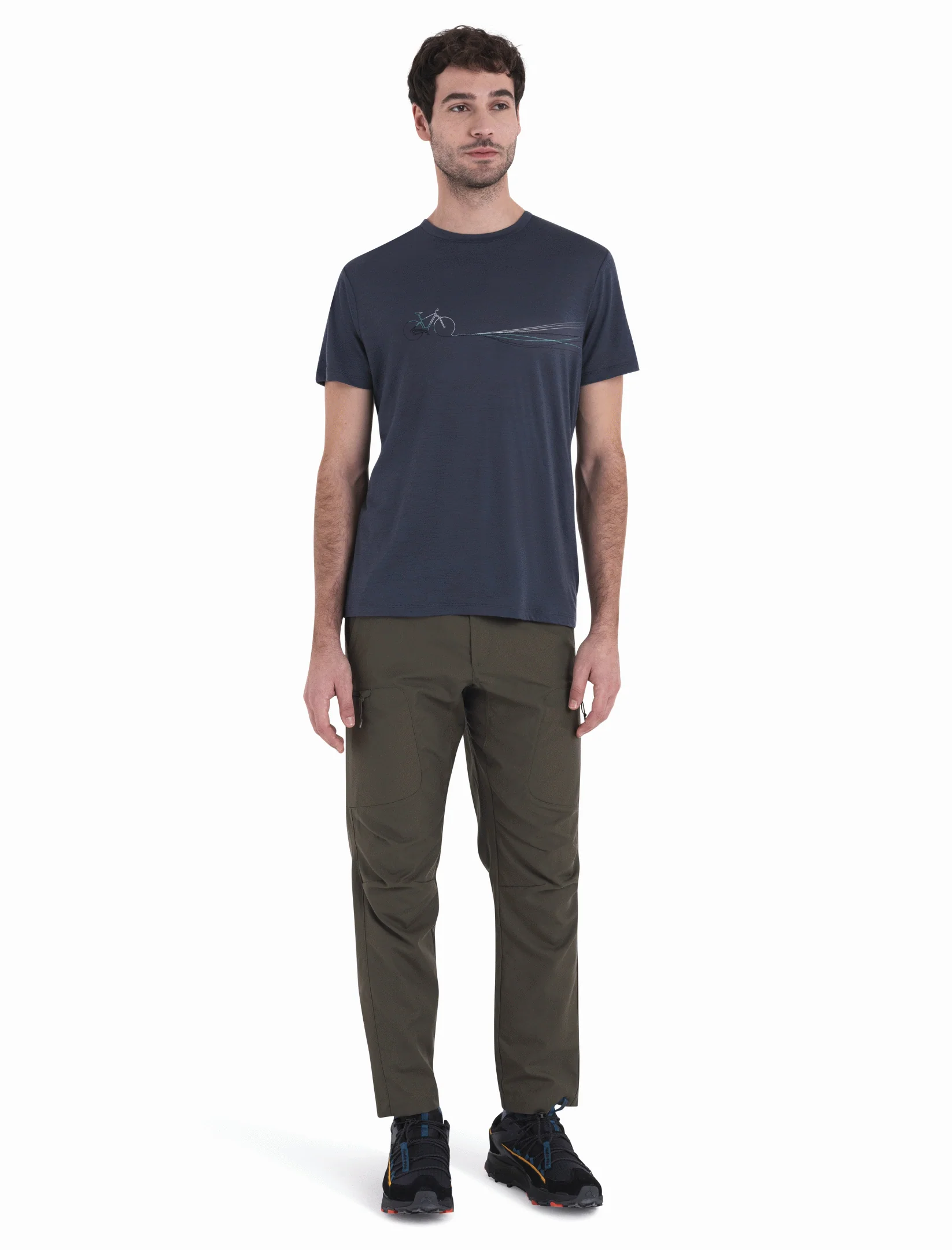 Men Merino 150 Tech Lite III SS Tee Cadence Paths - Image 2