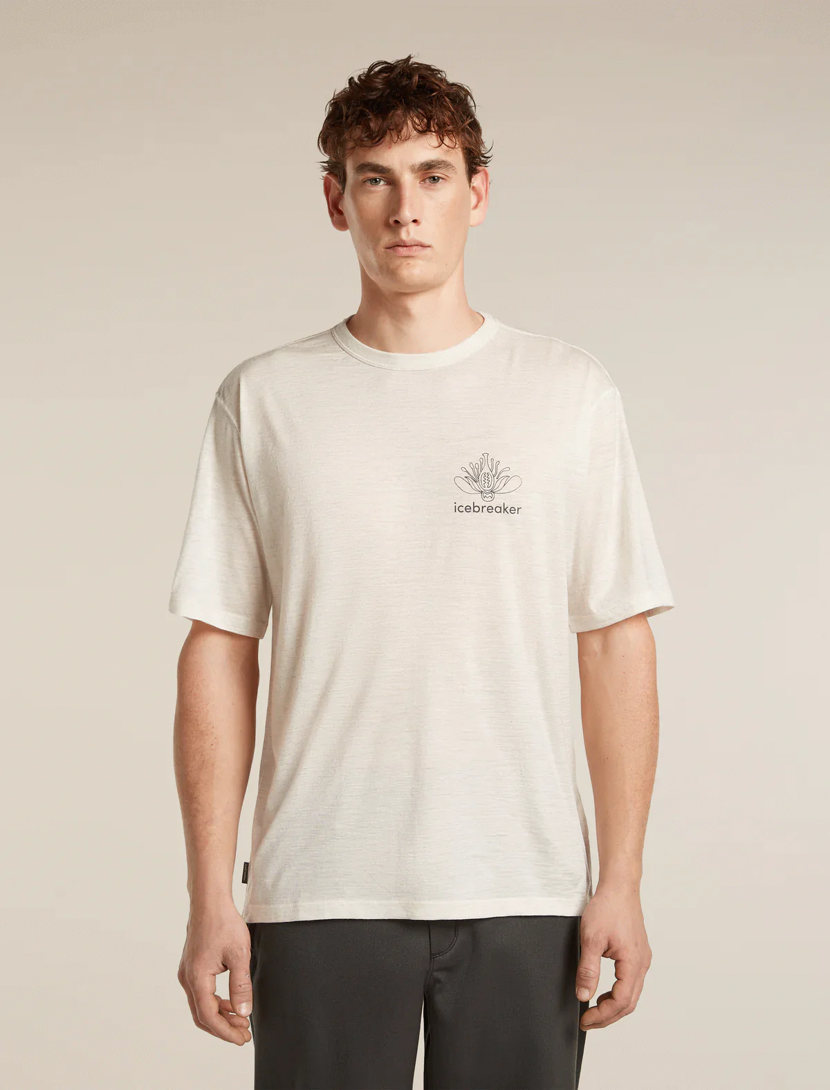 Men Merino 150 Tech Lite SS Relaxed Tee Fern Study - Image 5