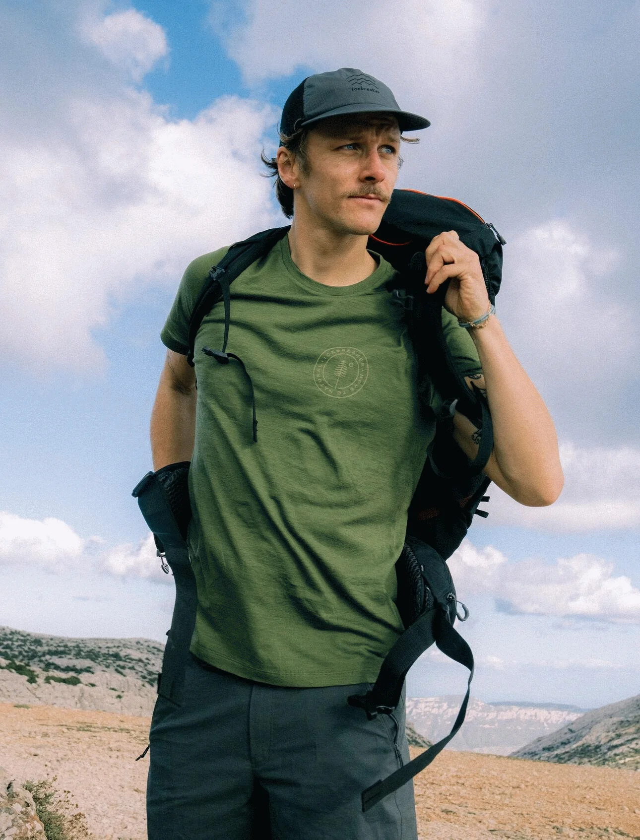 Men Merino 150 Tech Lite SS Tee Hike Naturally - Image 2