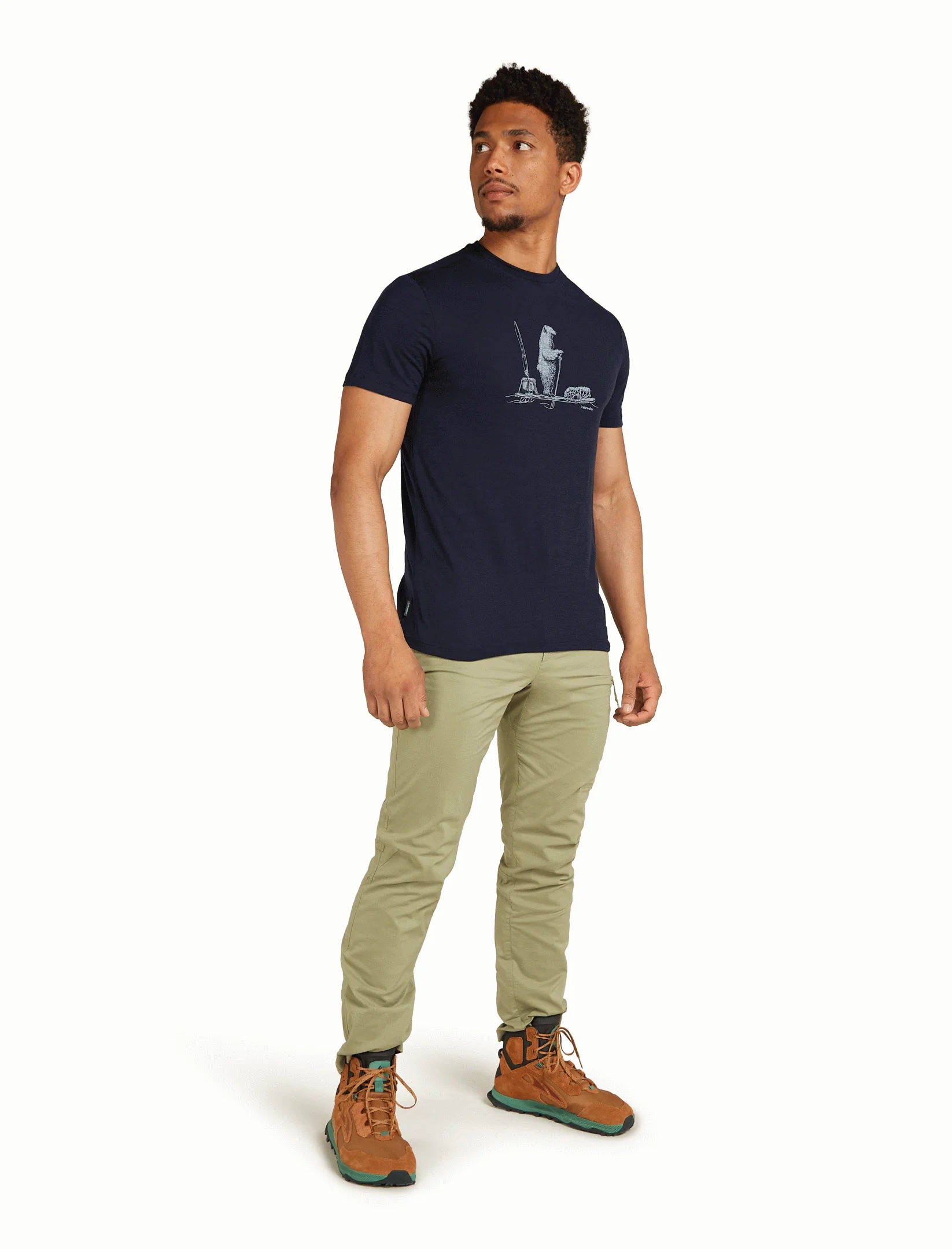 Men Merino 150 Tech Lite SS Tee Polar Paddle - Image 10