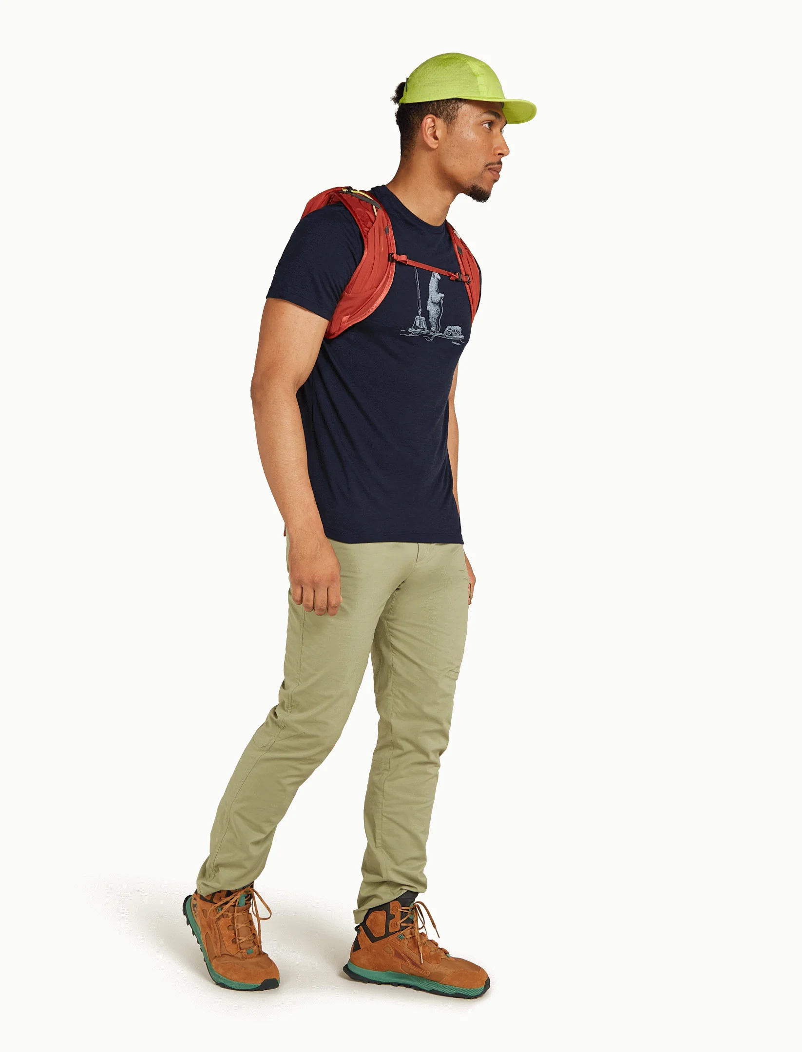Men Merino 150 Tech Lite SS Tee Polar Paddle - Image 9