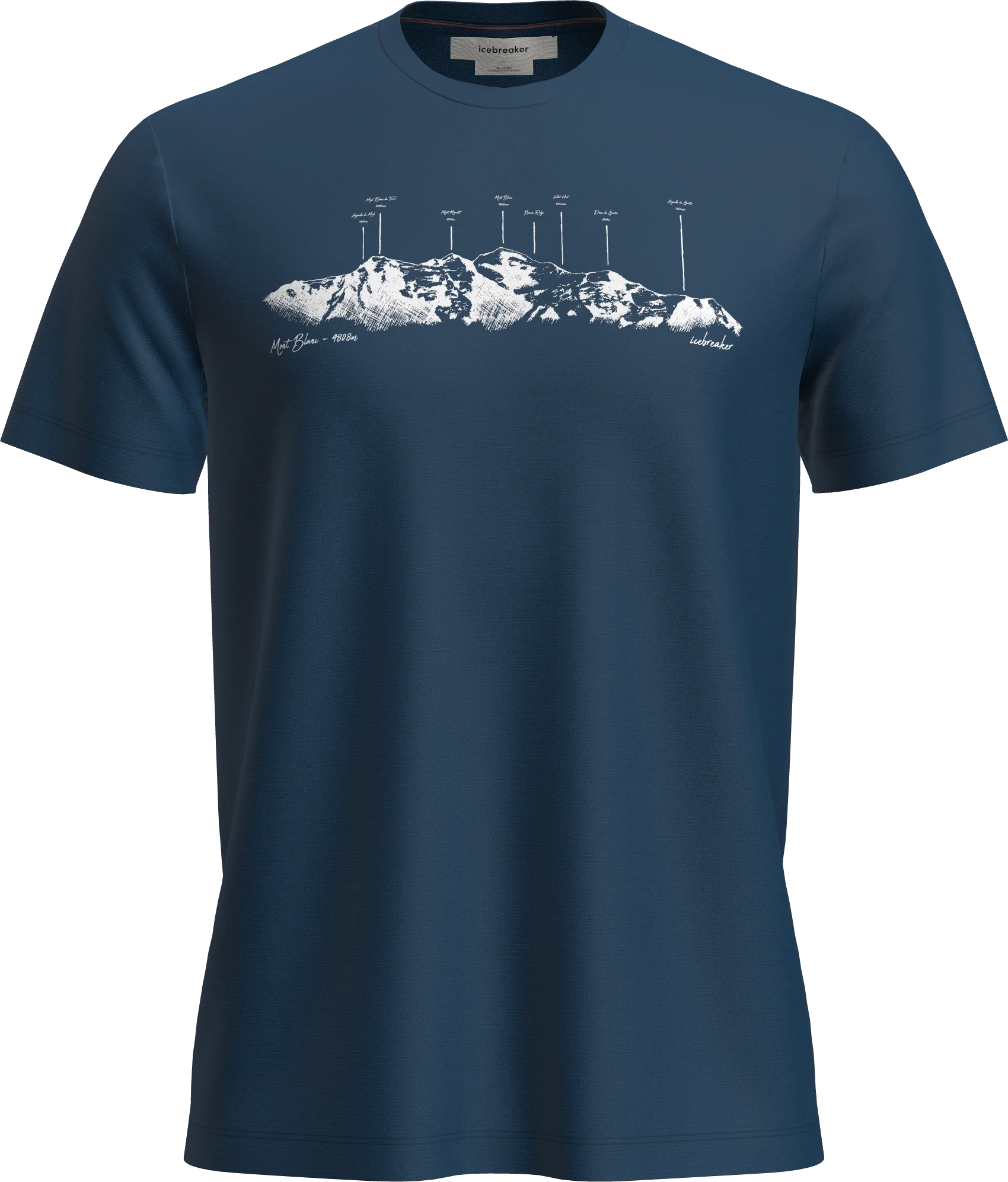 Men Merino 150 Tech Lite SS Tee The Peaks - Image 2