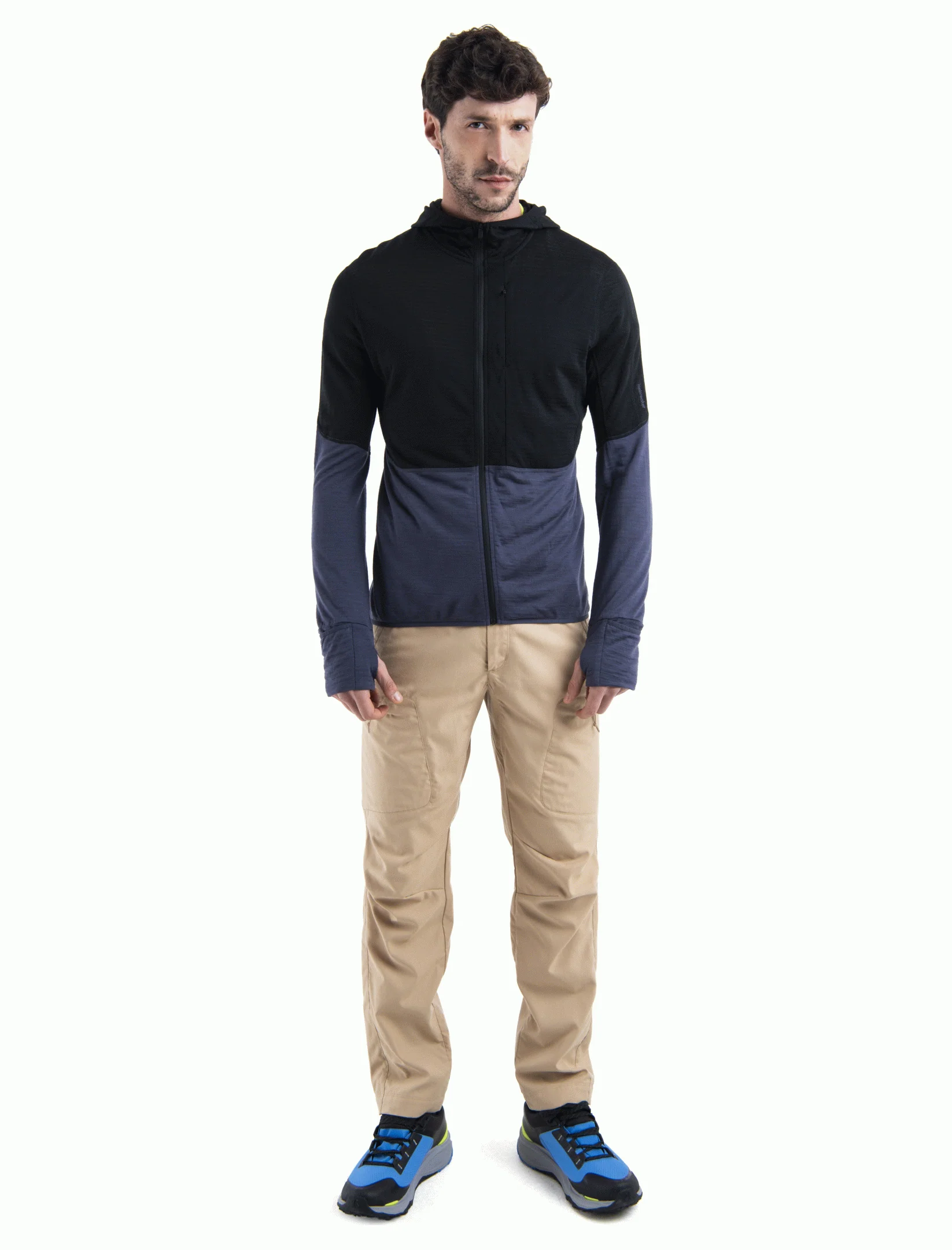 Men Merino 200 Realfleece™ Descender LS Zip Hoodie - Image 3