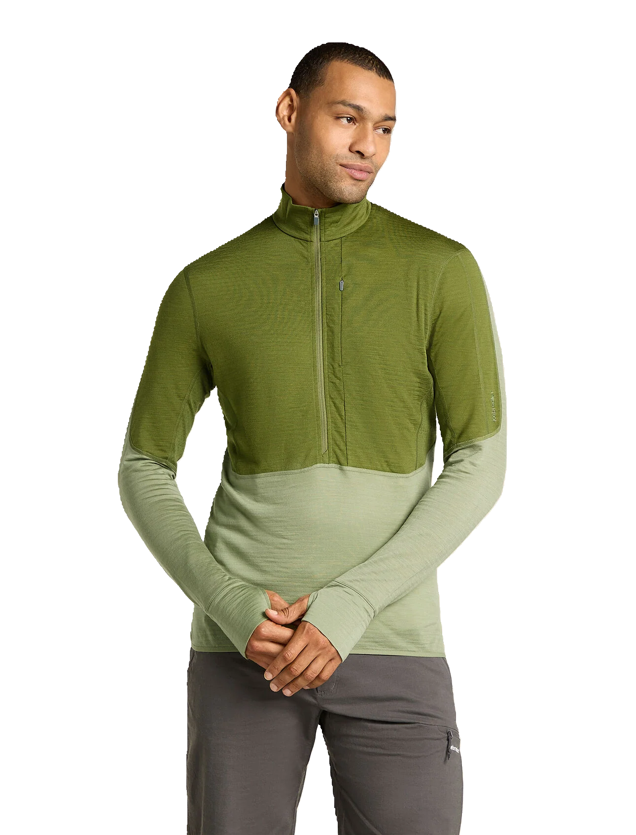 Men Merino Blend 200 RealFleece™ Descender LS Half Zip