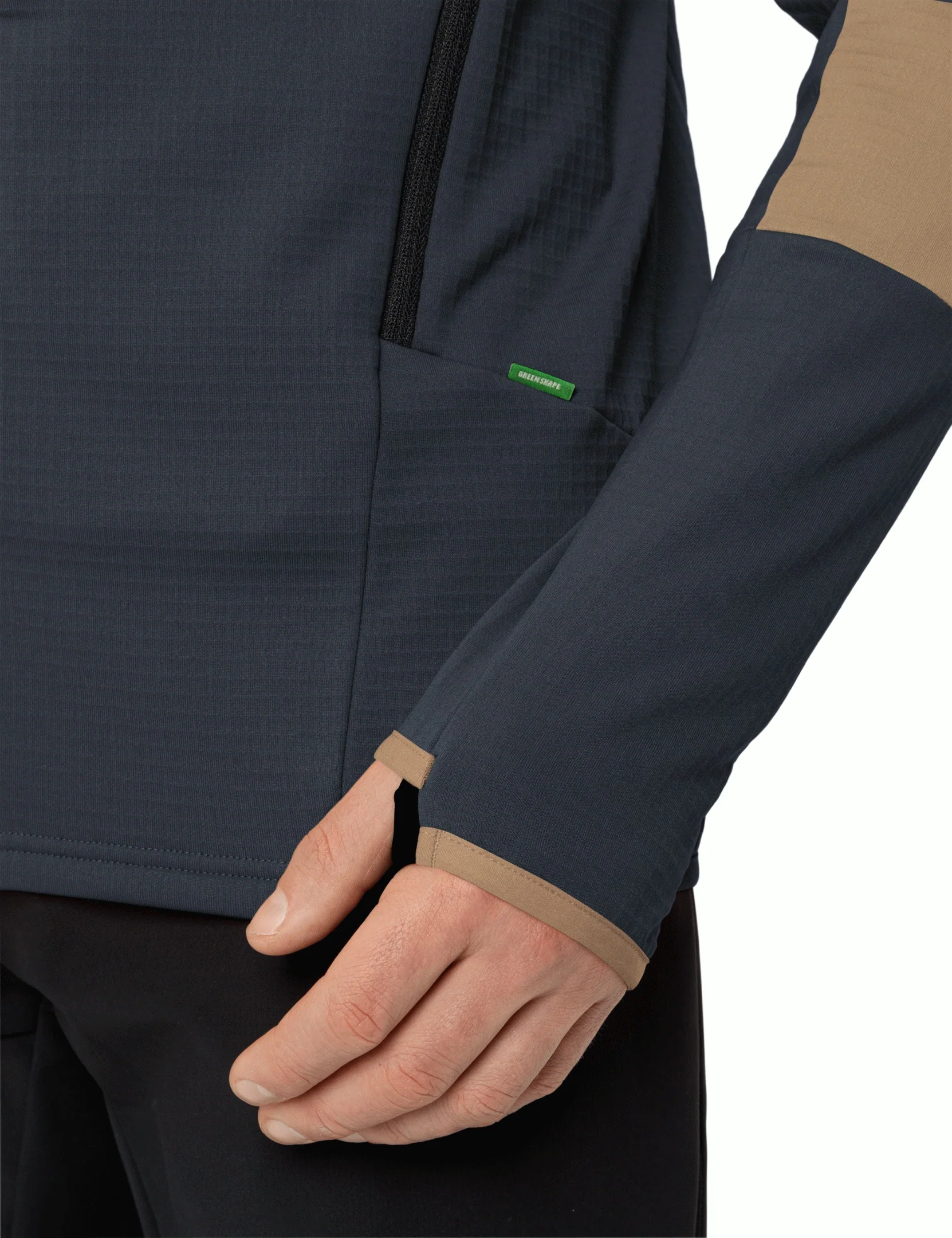 Men's Monviso Hooded Grid Fleece Jacket - Image 11