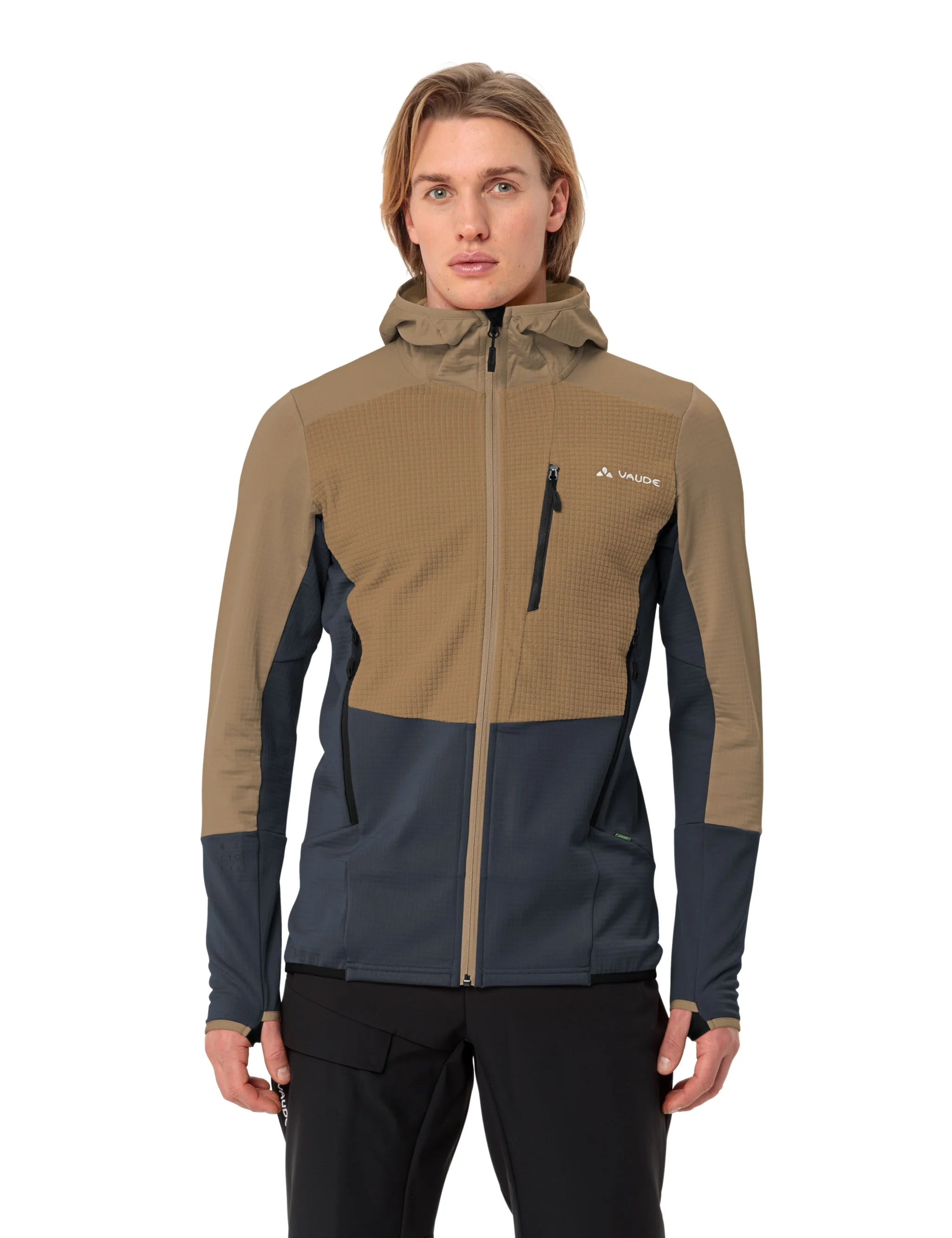 Men's Monviso Hooded Grid Fleece Jacket - Image 13