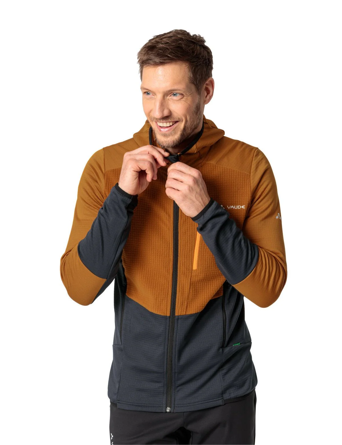 Men's Monviso Hooded Grid Fleece Jacket - Image 3