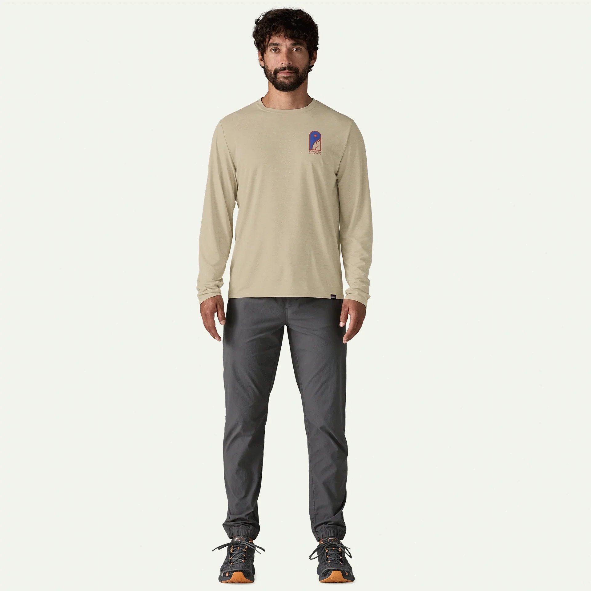 M's L/S Cap Cool Daily Graphic Shirt - Lands - Image 2