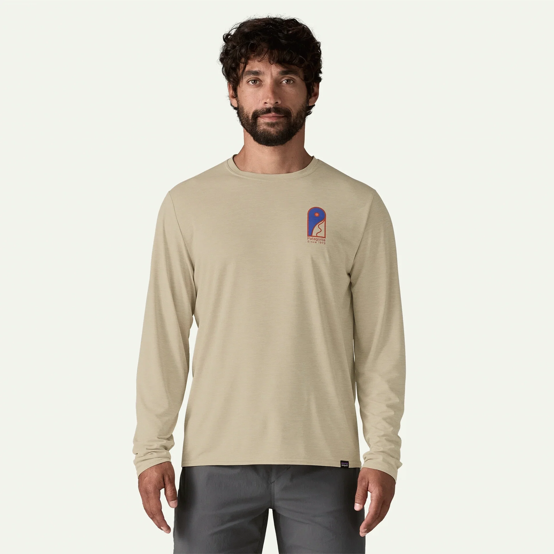 M's L/S Cap Cool Daily Graphic Shirt - Lands - Image 6