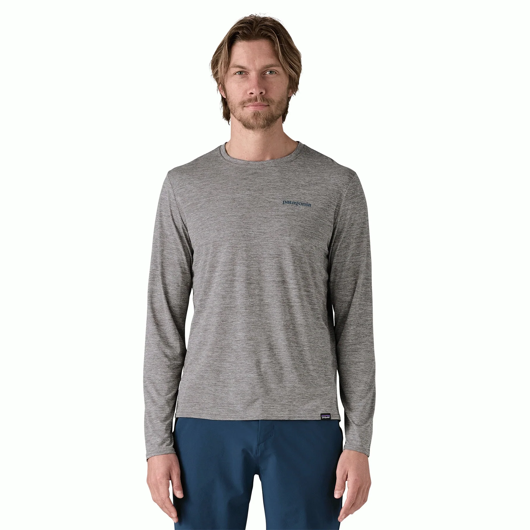 M's L/S Cap Cool Daily Graphic Shirt - Waters - Image 10