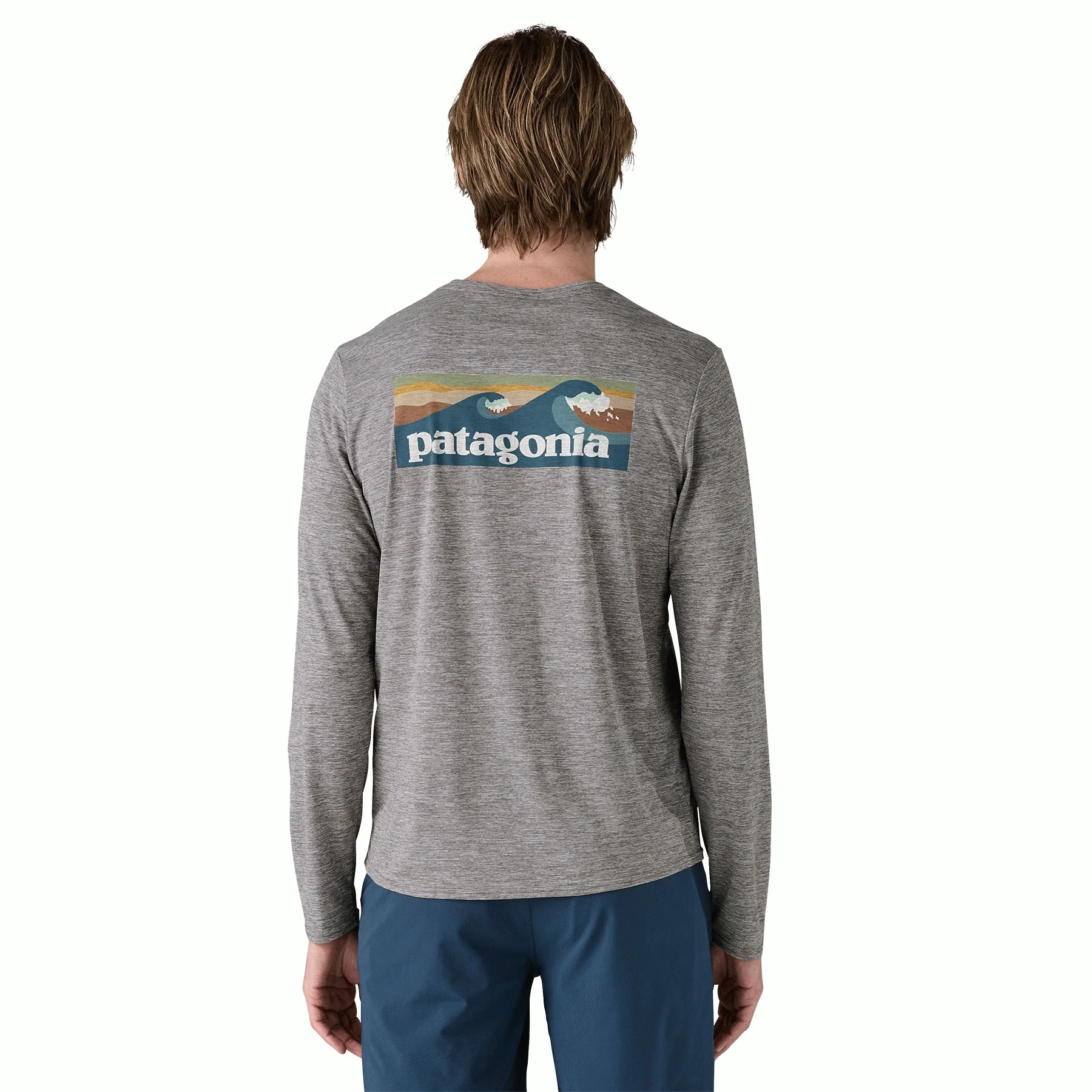 M's L/S Cap Cool Daily Graphic Shirt - Waters - Image 11