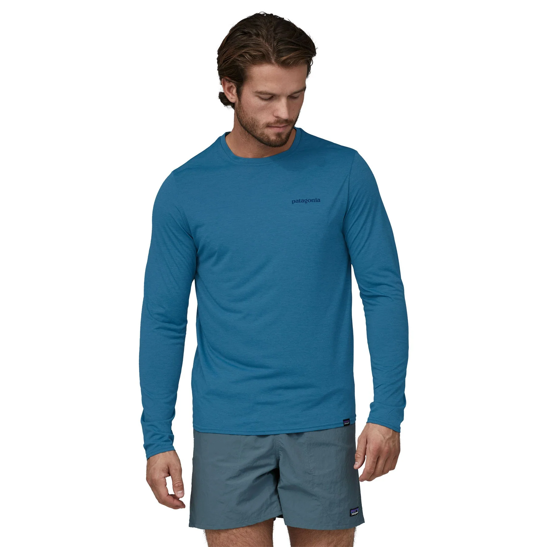 M's L/S Cap Cool Daily Graphic Shirt - Waters - Image 6