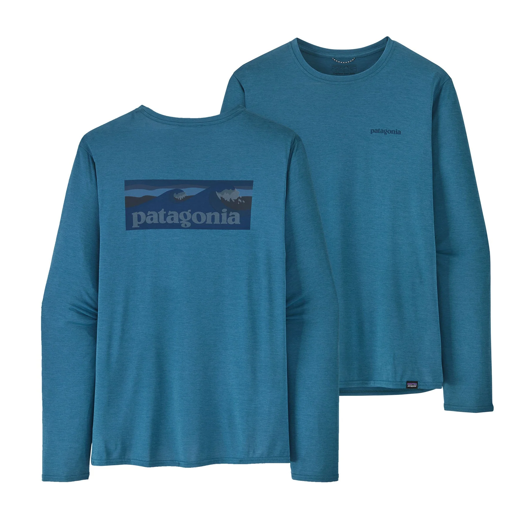 M's L/S Cap Cool Daily Graphic Shirt - Waters - Image 7