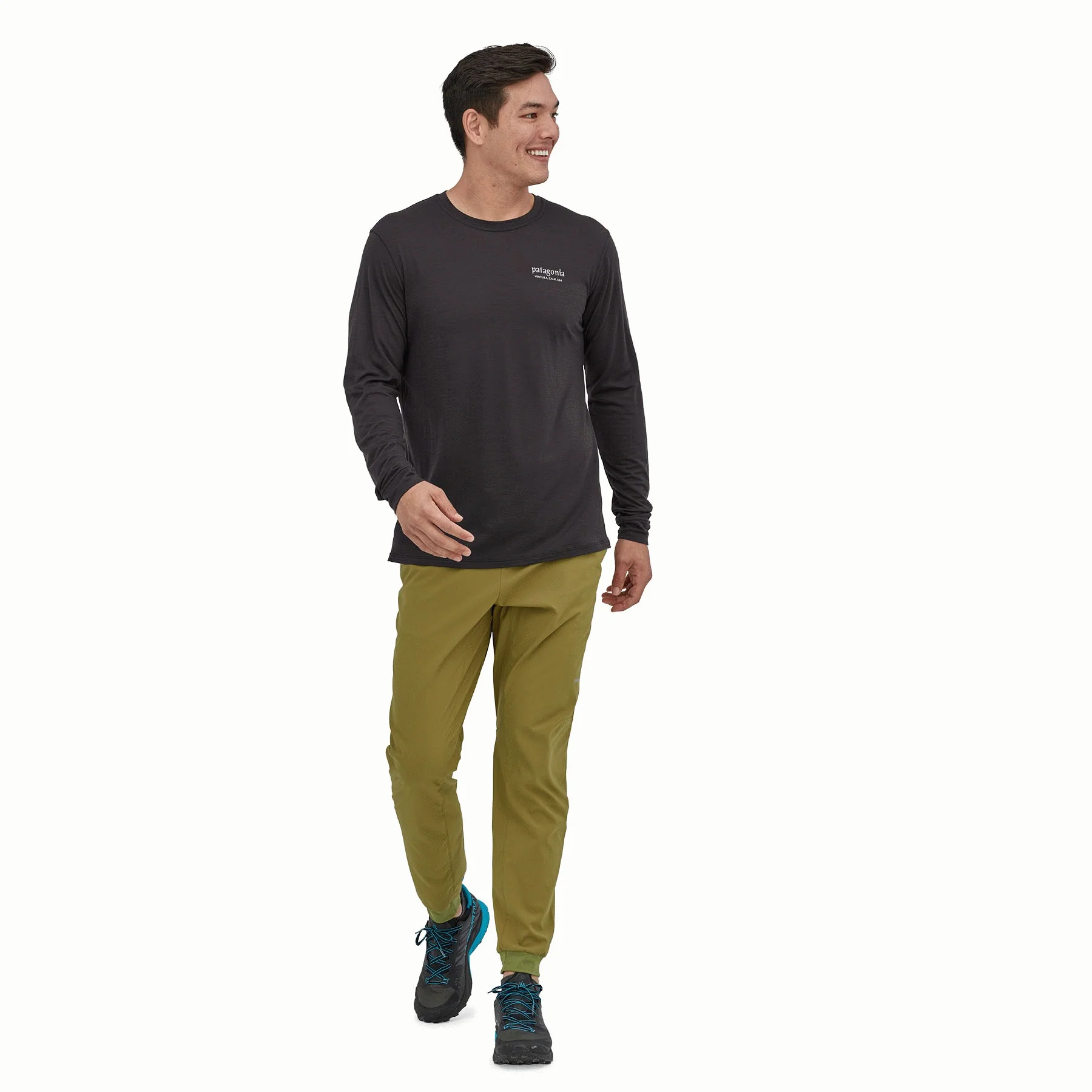 M's L/S Cap Cool Merino Blend Graphic Shirt - Image 4