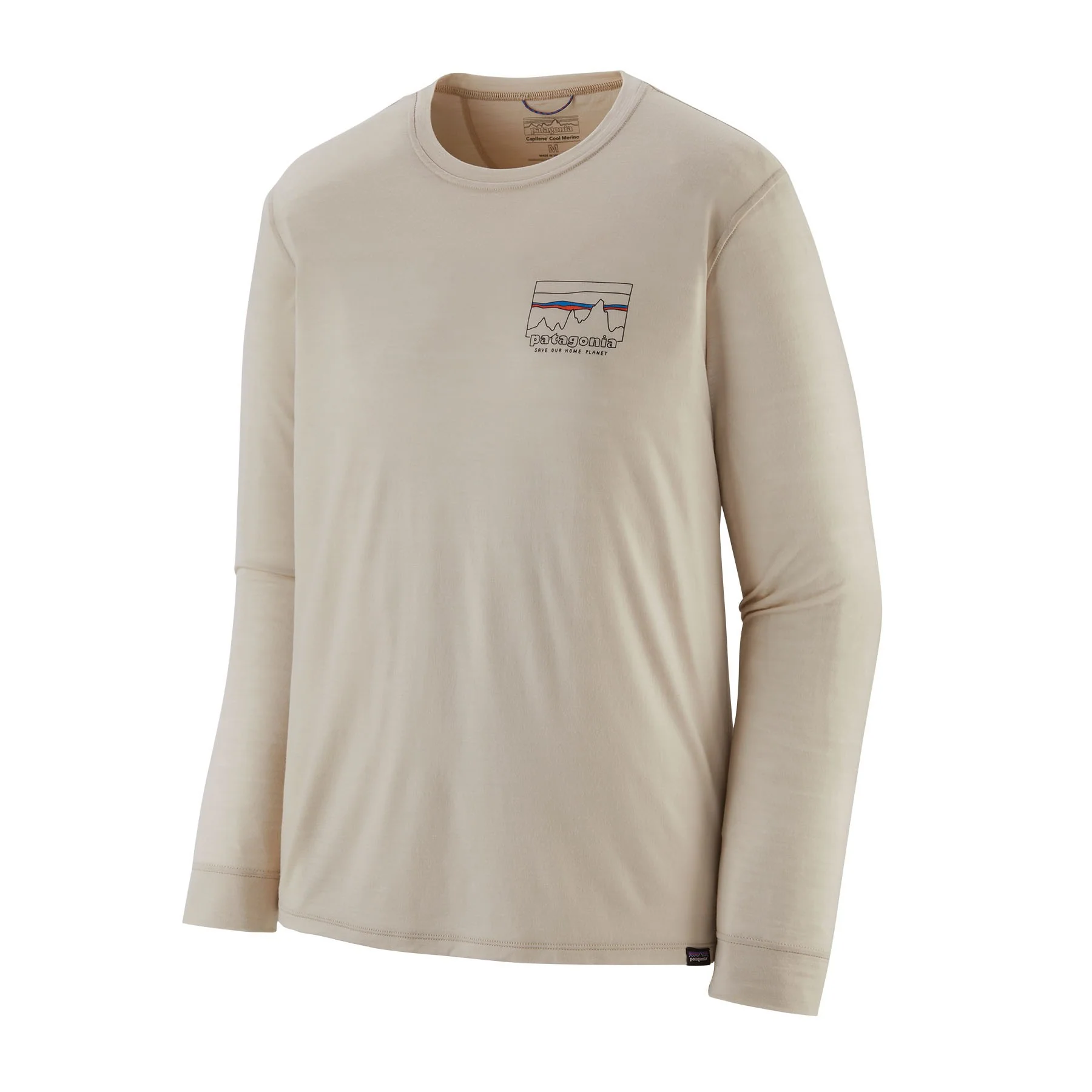M's L/S Cap Cool Merino Blend Graphic Shirt - Image 6