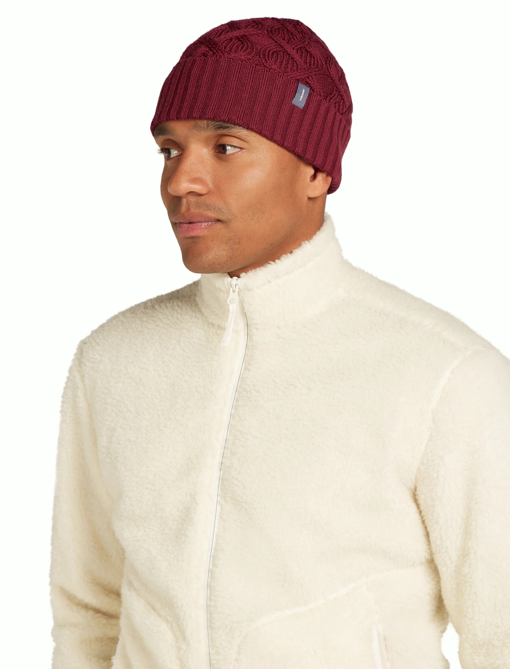 U Mer Cable Knit Beanie - Image 11
