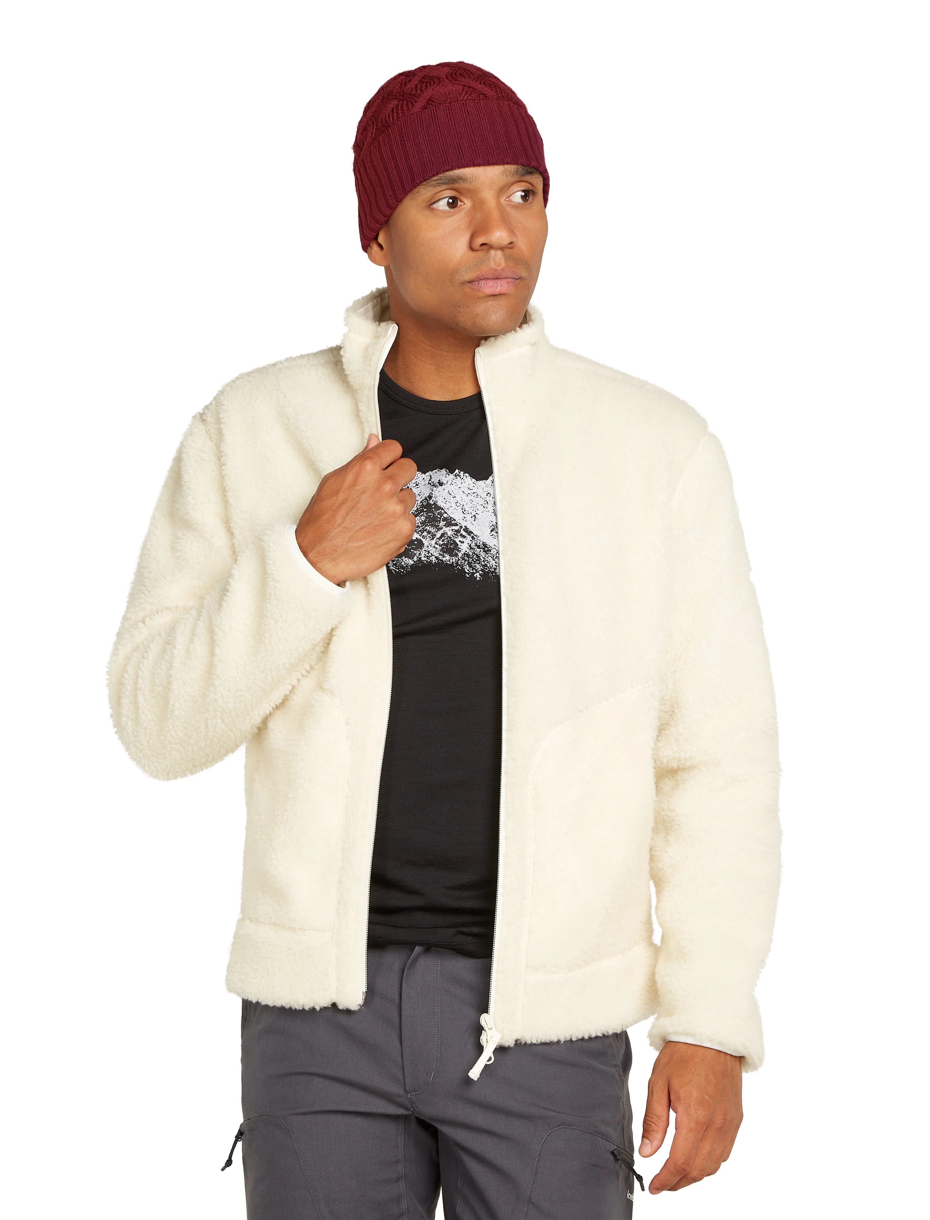 U Mer Cable Knit Beanie - Image 2