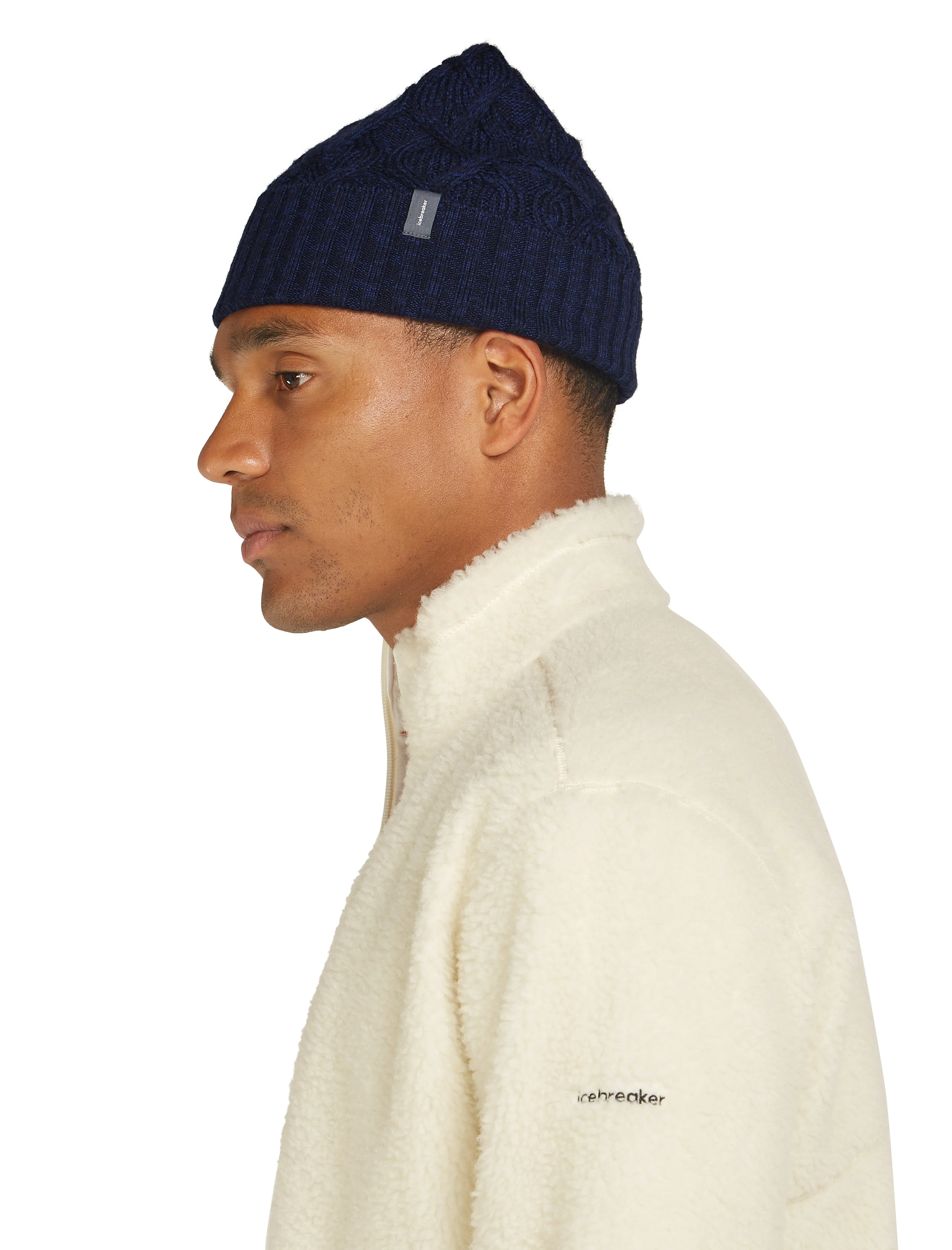 U Mer Cable Knit Beanie - Image 7