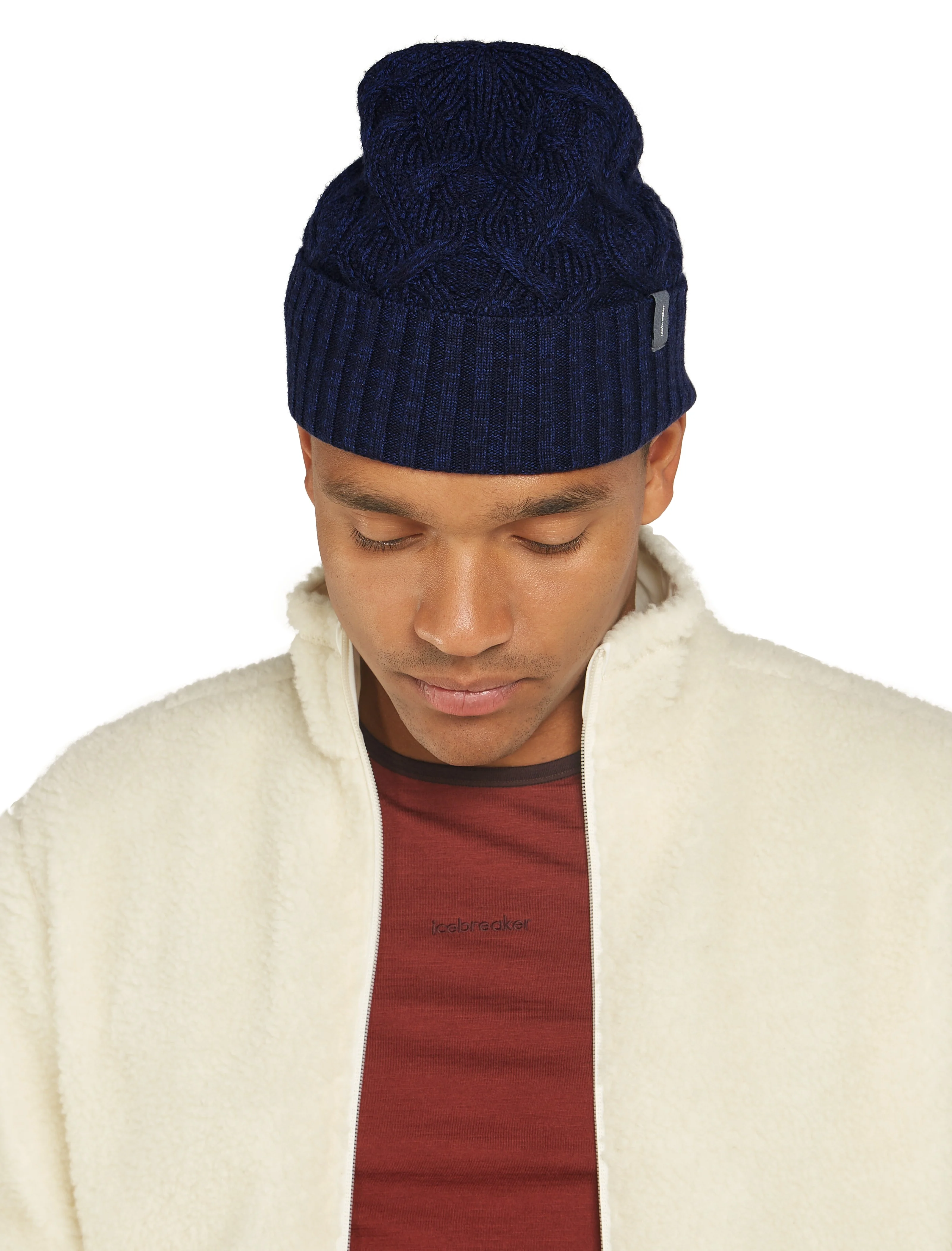 U Mer Cable Knit Beanie - Image 8