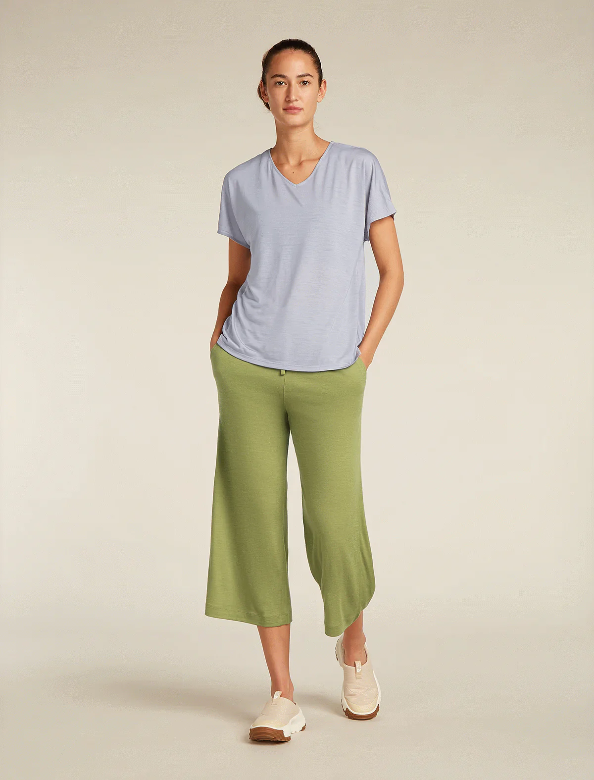 Women Merino 200 Granary Culottes - Image 3