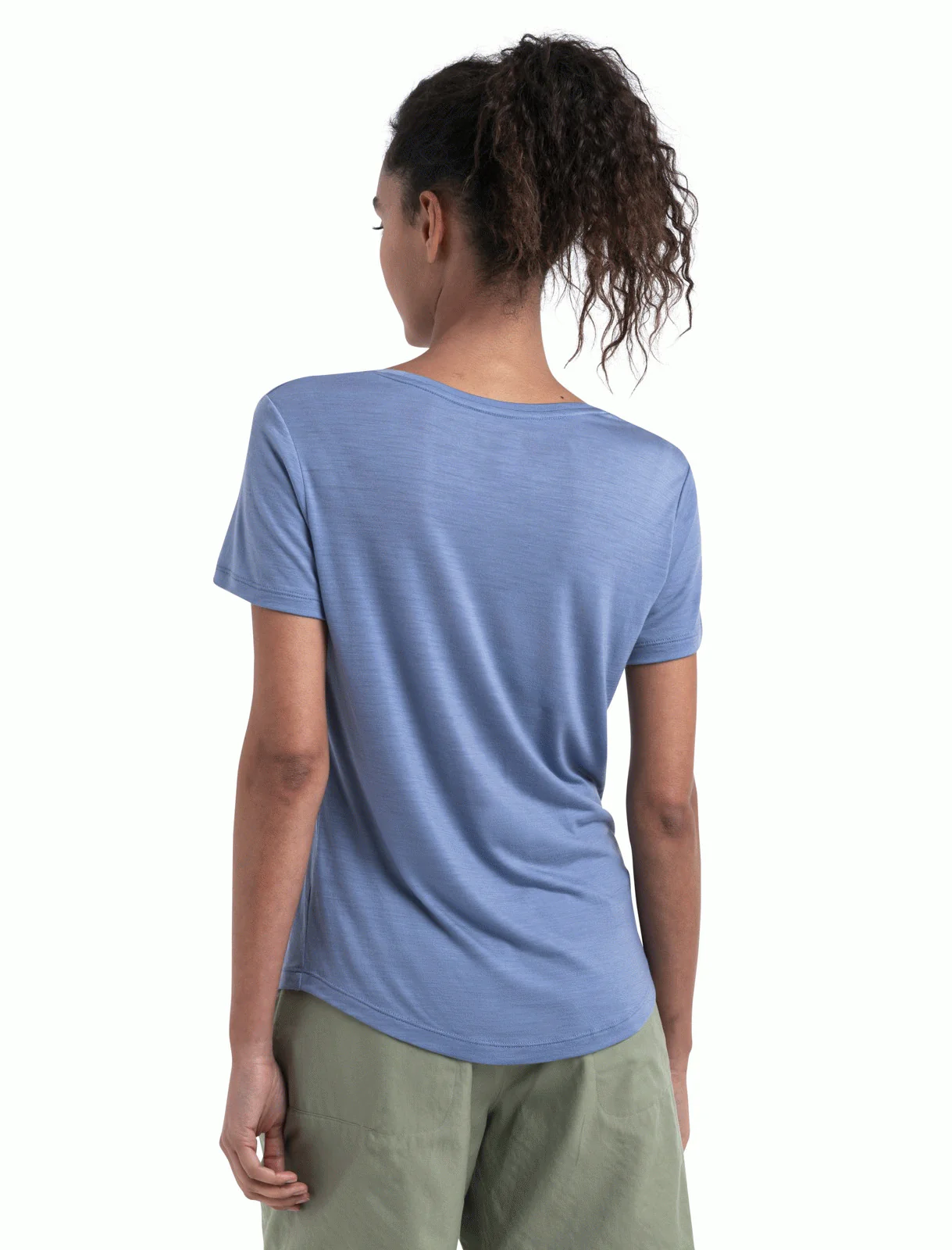 Women Merino Blend 125 Cool-Lite™ Sphere SS Scoop Tee - Image 10