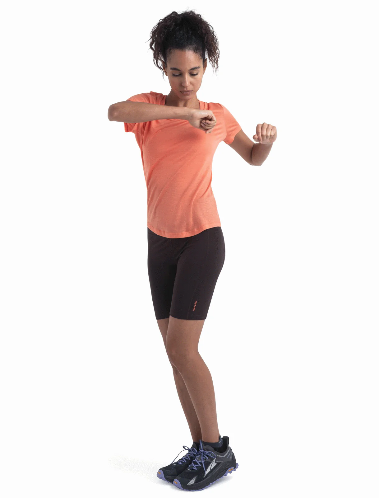 Women Merino Blend 125 Cool-Lite™ Sphere SS Scoop Tee - Image 2