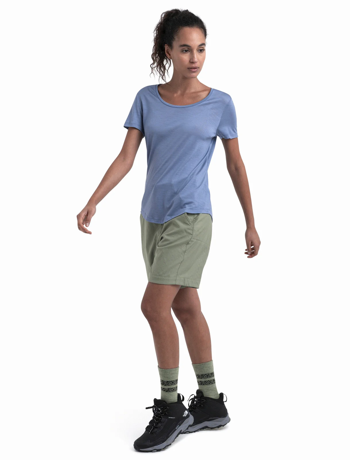 Women Merino Blend 125 Cool-Lite™ Sphere SS Scoop Tee - Image 8