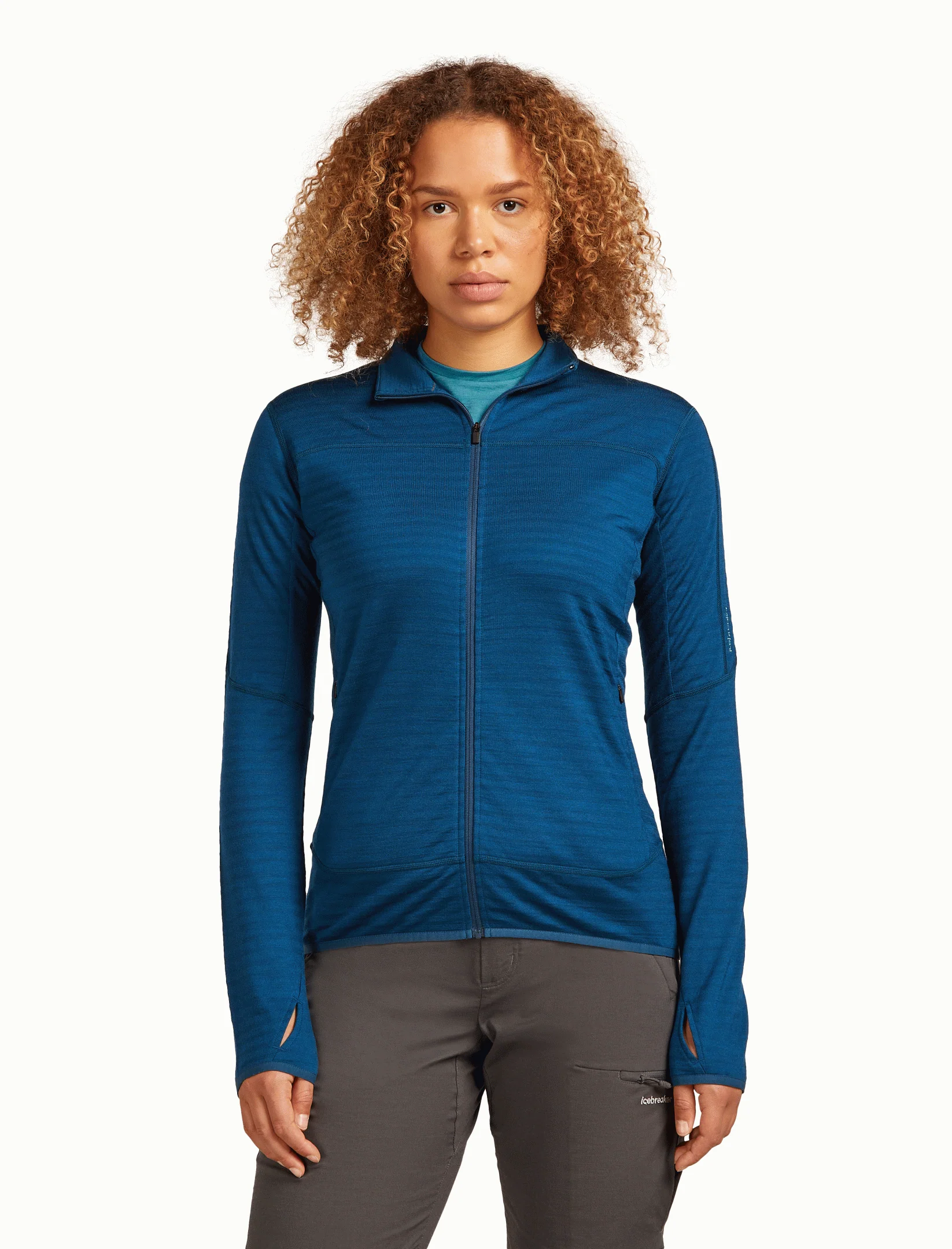 Women Merino Blend 300 RealFleece™ Descender LS Zip - Image 10