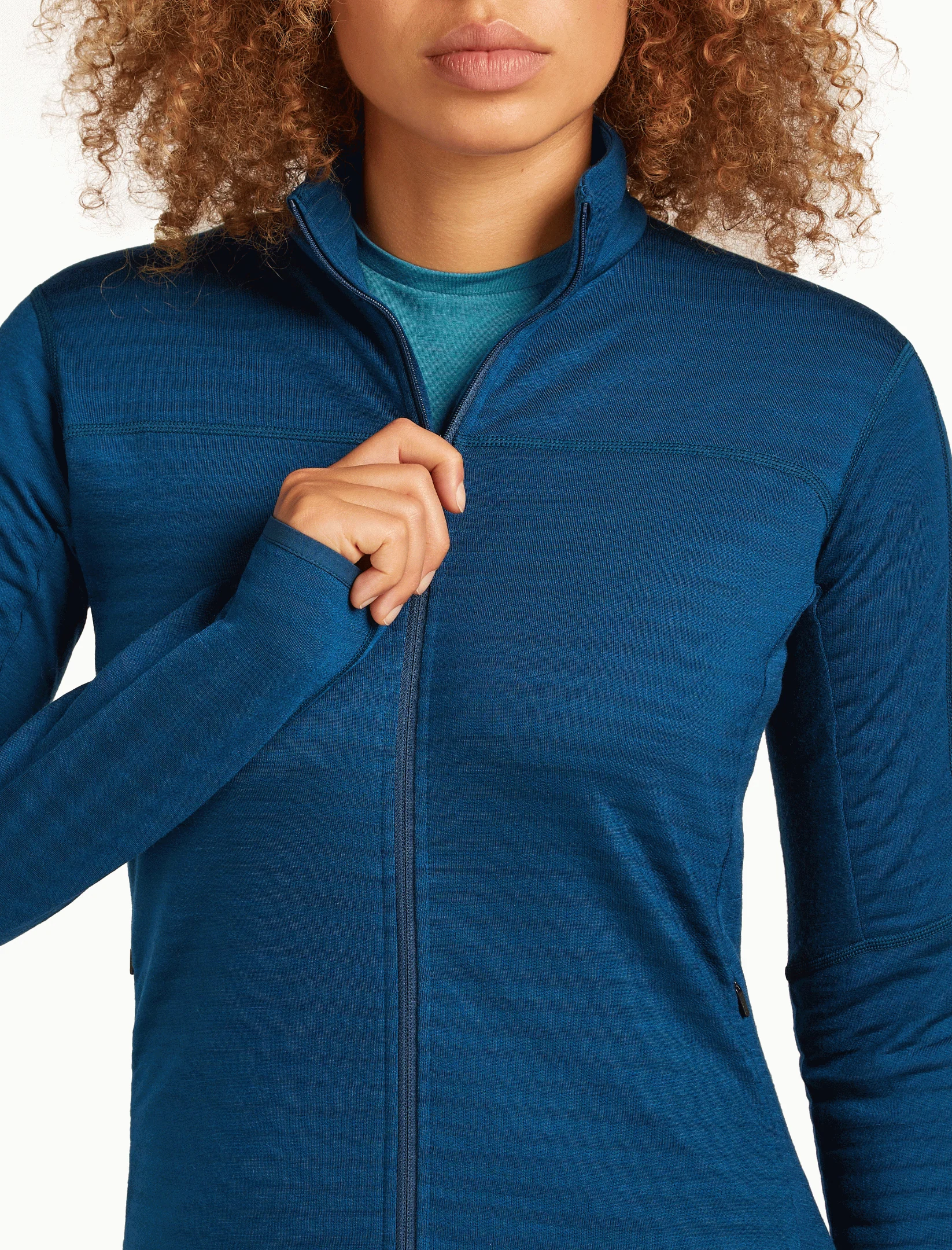 Women Merino Blend 300 RealFleece™ Descender LS Zip - Image 4