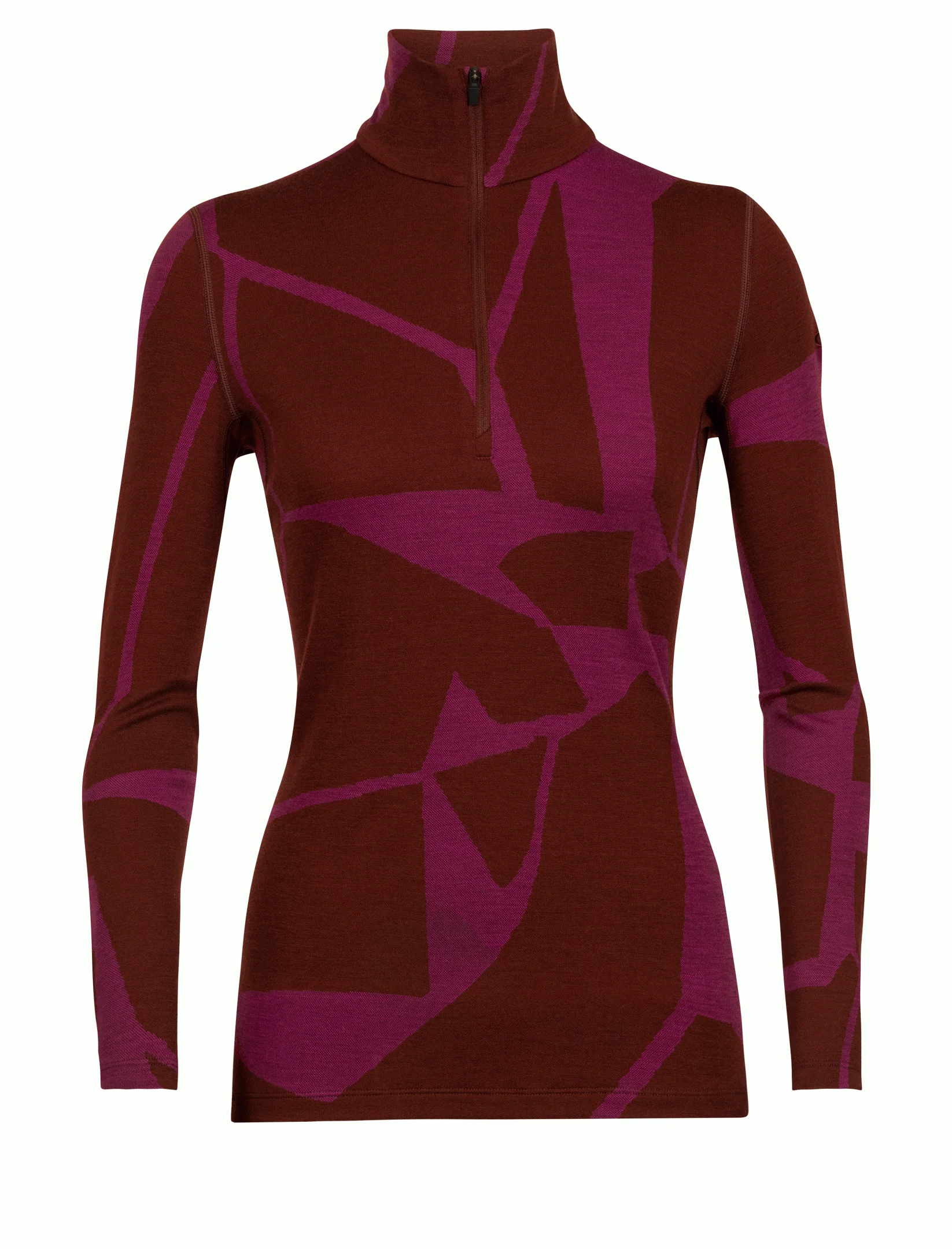 Women 250 Vertex LS Half Zip Fractured Landscapes - Image 3