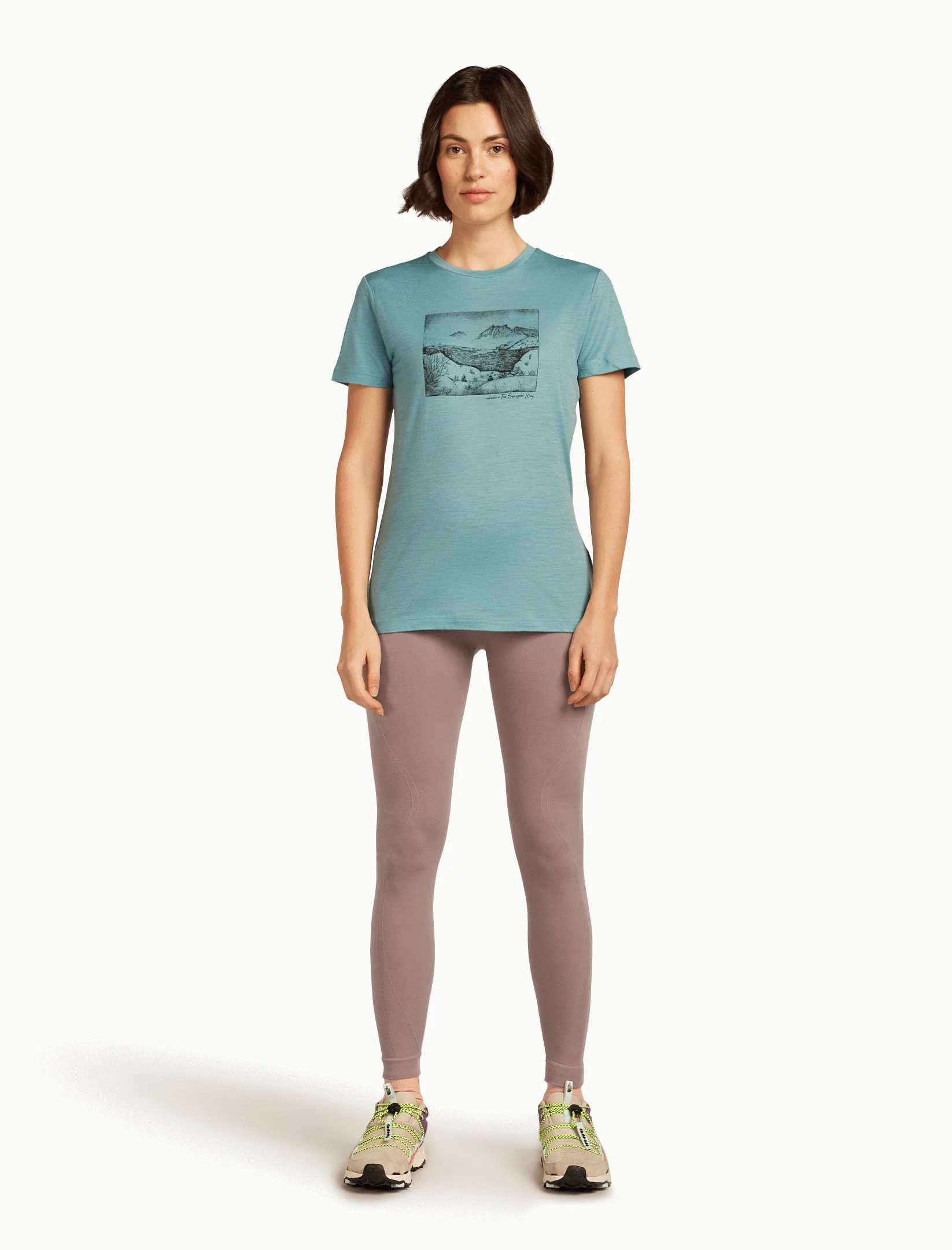 Women Mer 150 Tech Lite SS Tee Lake View - Image 5