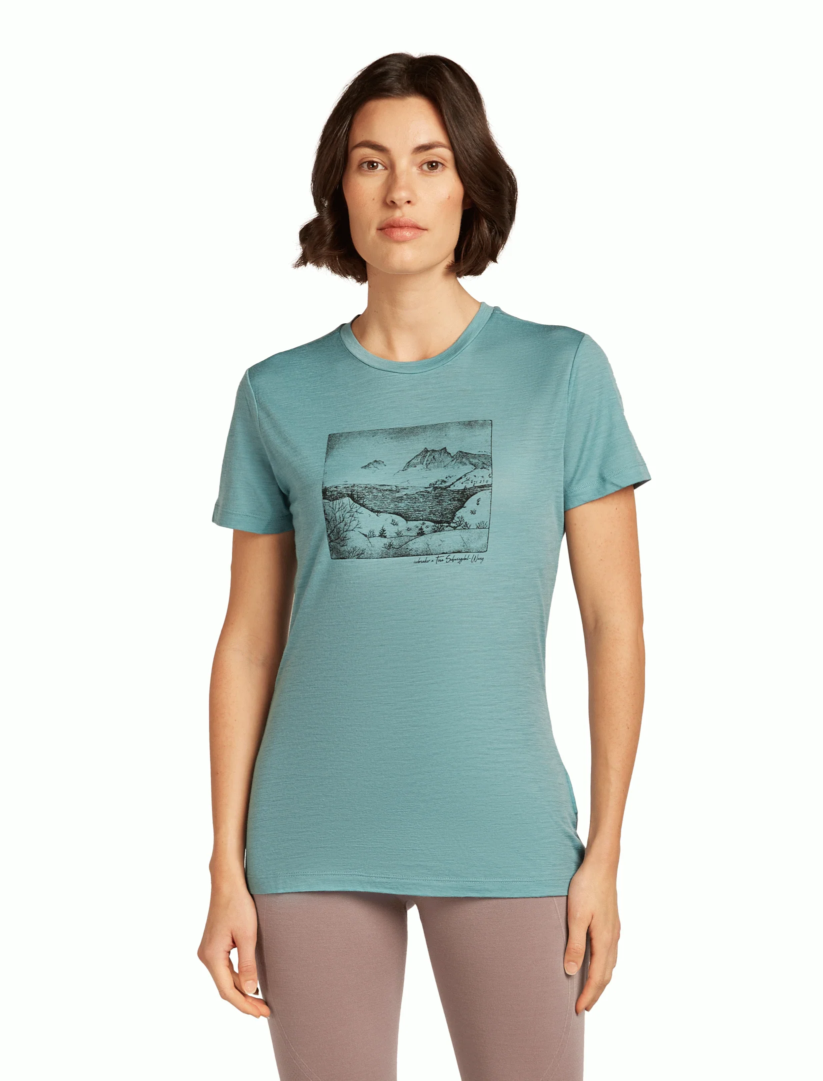 Women Mer 150 Tech Lite SS Tee Lake View - Image 7