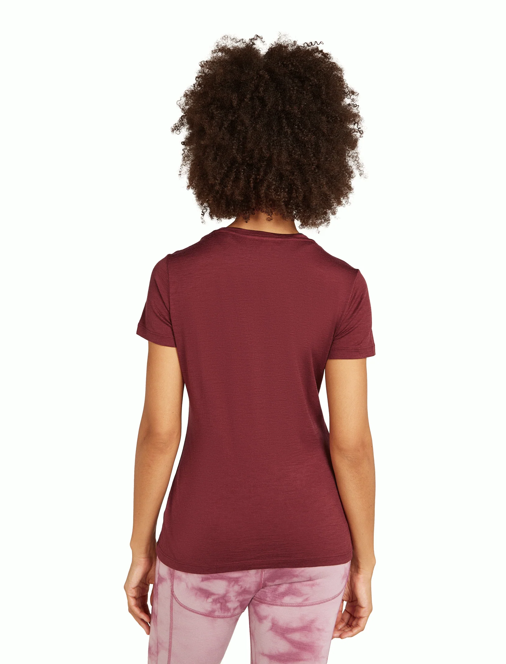Women Merino 150 Tech Lite III SS Scoop Tee Icebreaker Logo Reflections - Image 14