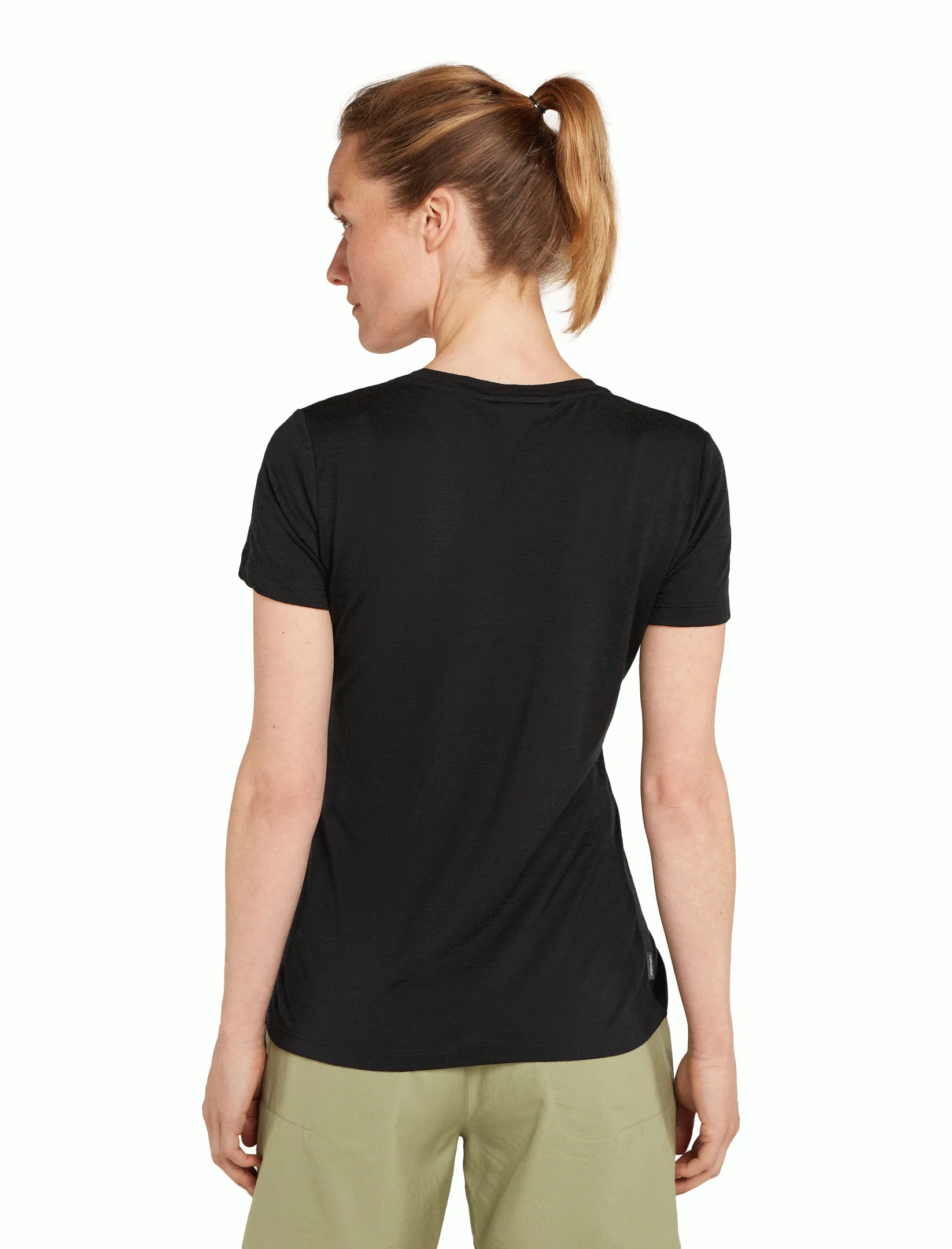 Women Merino 150 Tech Lite III SS Scoop Tee Icebreaker Logo Reflections - Image 19