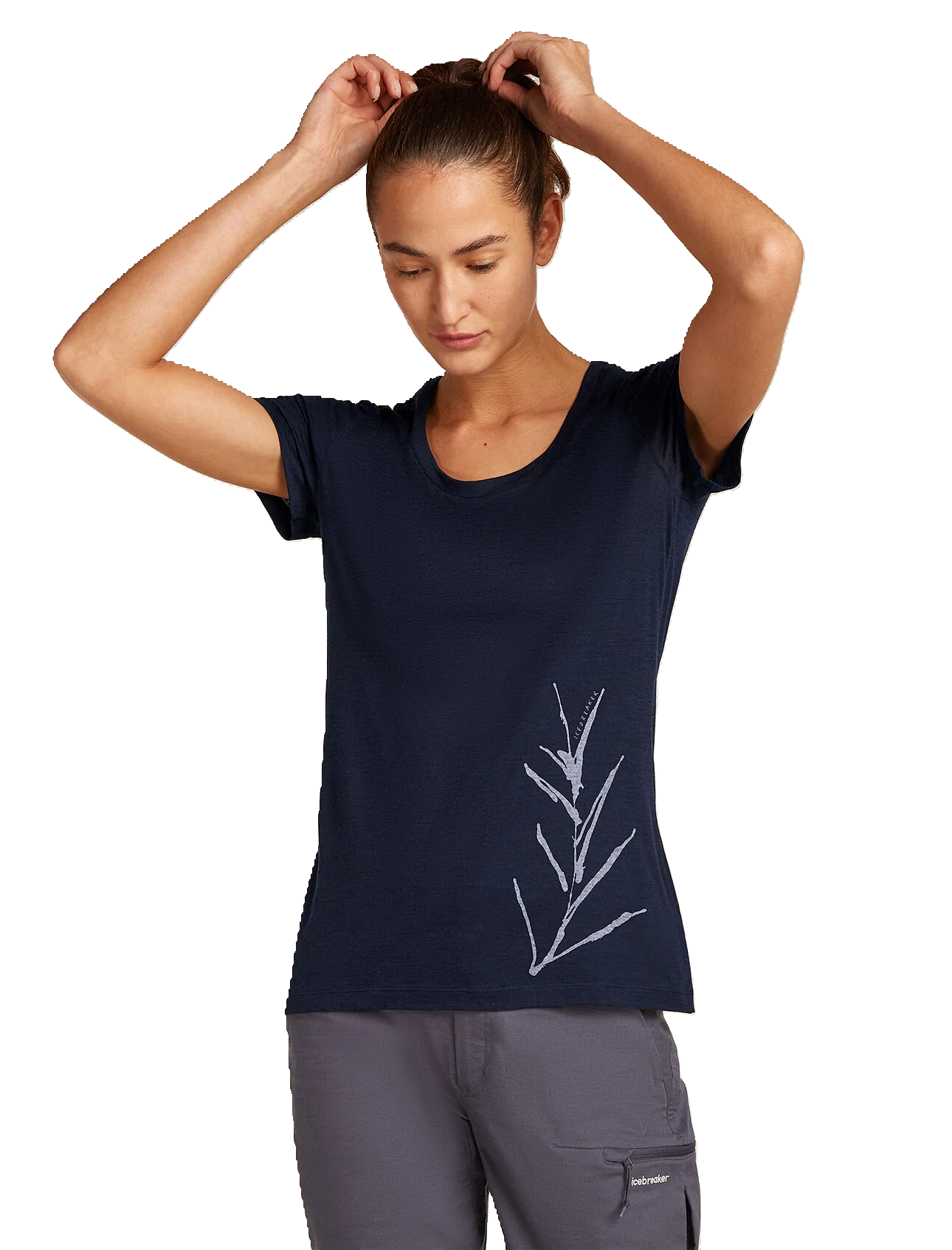 Women Merino 150 Tech Lite SS Scoop Tee Panax - Image 2